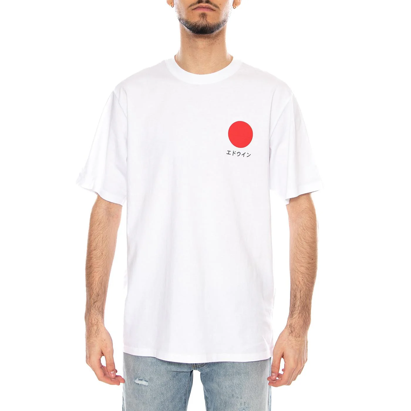 Japanese Sun TS White - Maglietta Girocollo Uomo Bianca  Uomo EDWIN - Image 3