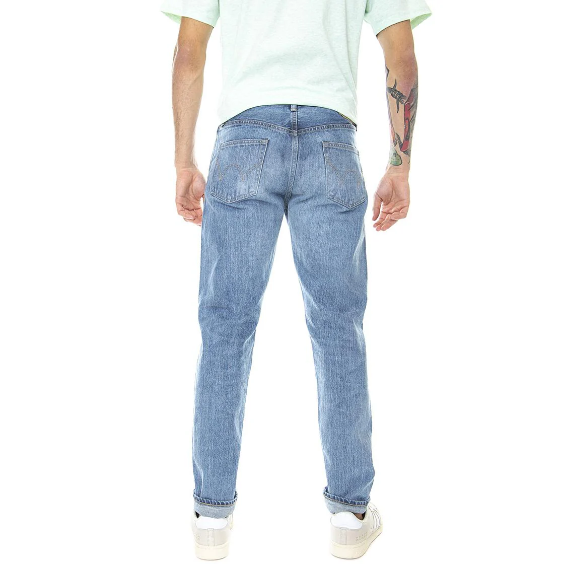 Regular Tapered - Pantaloni Denim Jeans Uomo Blu / Light Used Uomo EDWIN - Image 3
