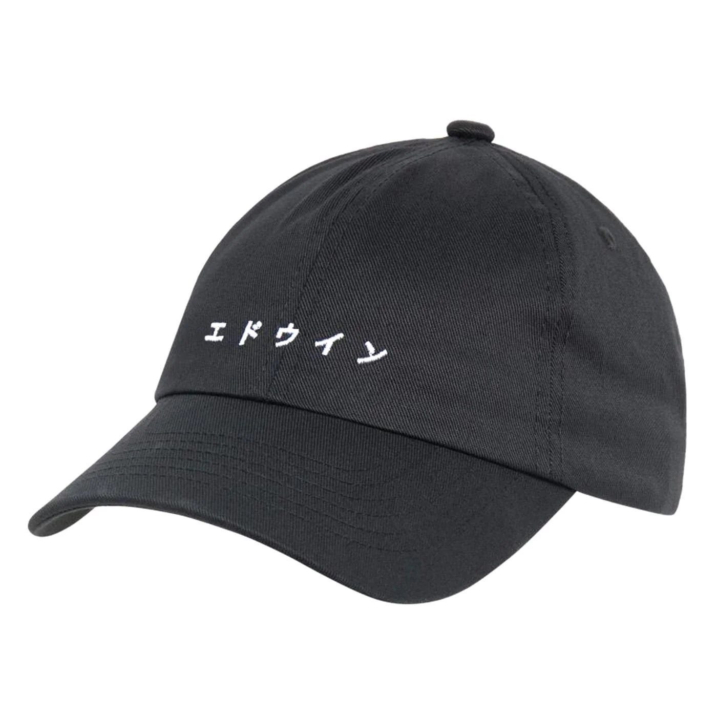 Katakana Cap Black - Cappellino con Visiera Nero ACCESSORI EDWIN