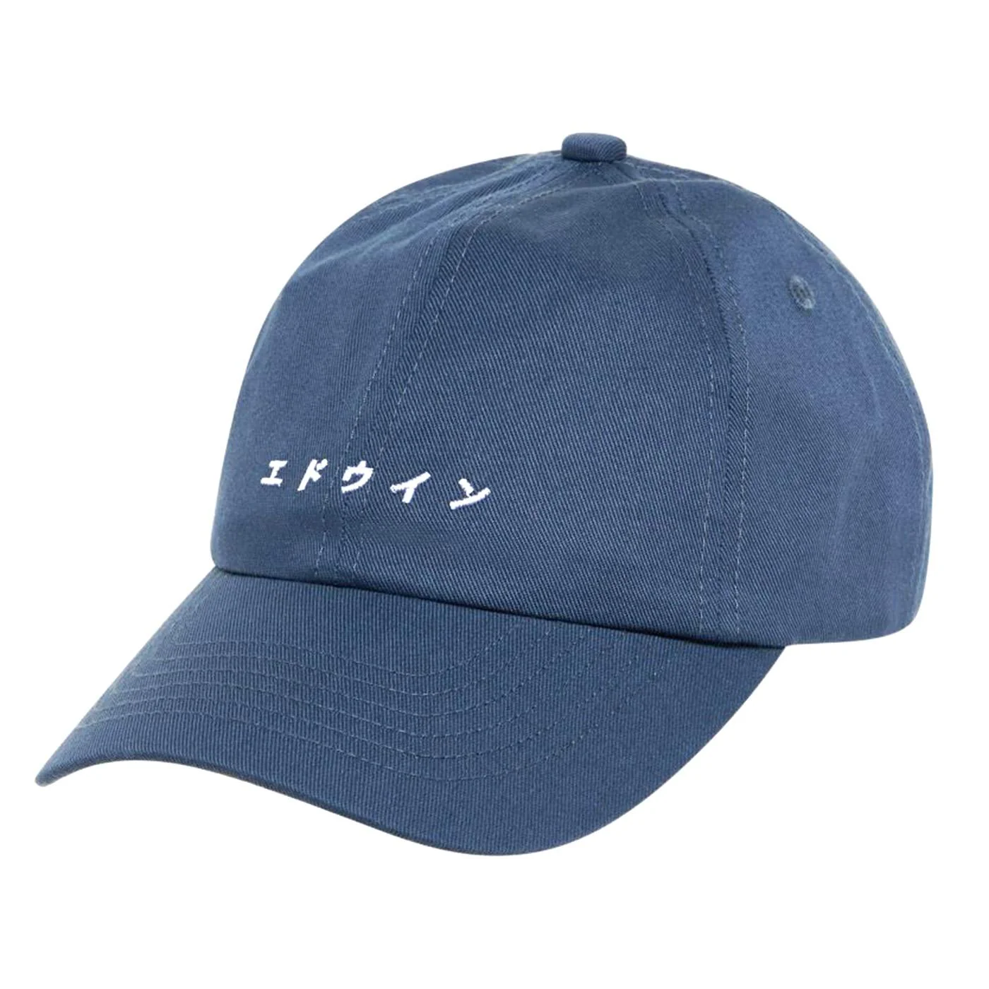 Katakana Cap Blue - Cappellino con Visiera Blu ACCESSORI EDWIN