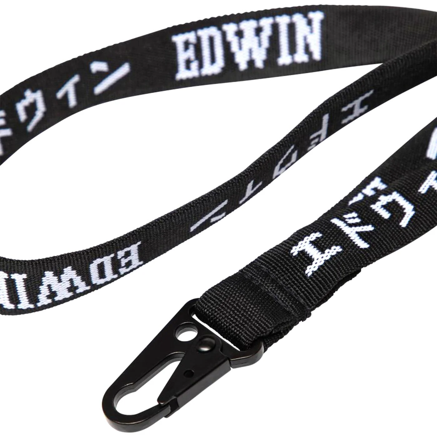 Lanyard Edwin Black - Portachiavi Nero  ACCESSORI EDWIN - Image 2