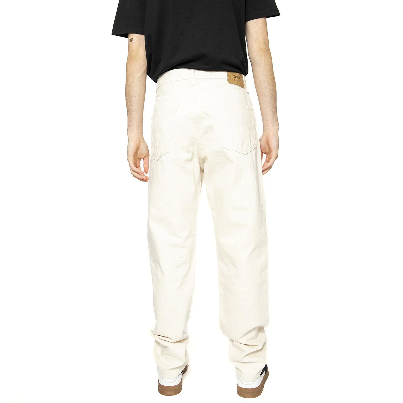 Loose Tapered Rinsed Beige - Pantaloni Denim Jeans Uomo Beige Uomo EDWIN - Image 3