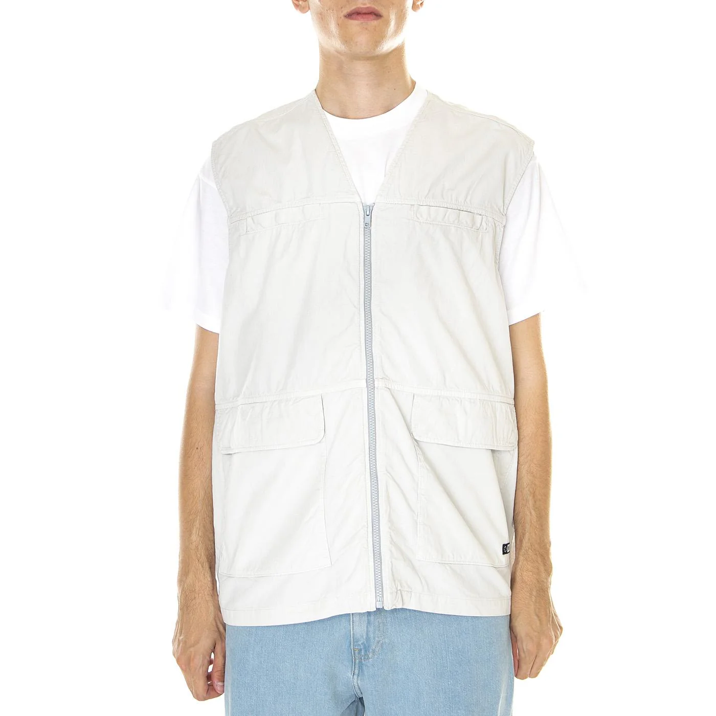 M' Merton Vest Mist - Giacca Smanicata Uomo Grigia Uomo EDWIN - Image 2