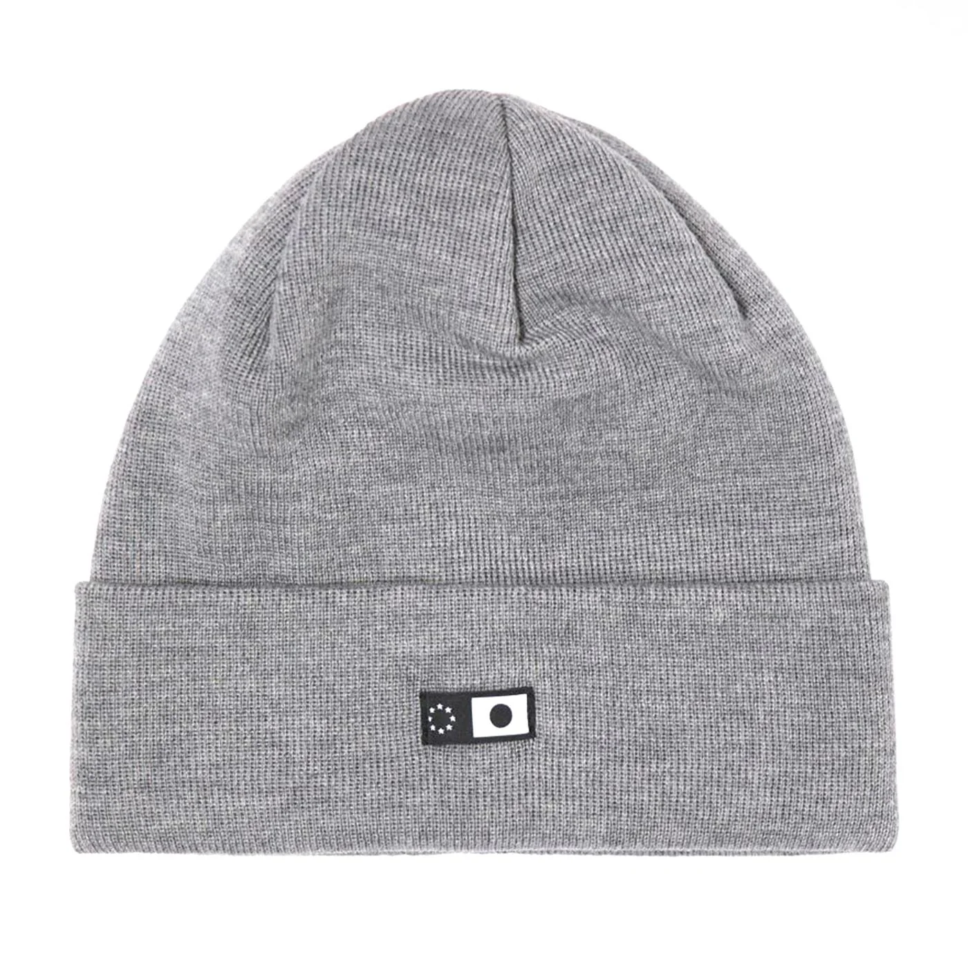 Merinos Beanie Mid Grey Marl - Cappellino a Cuffia Grigio ACCESSORI EDWIN