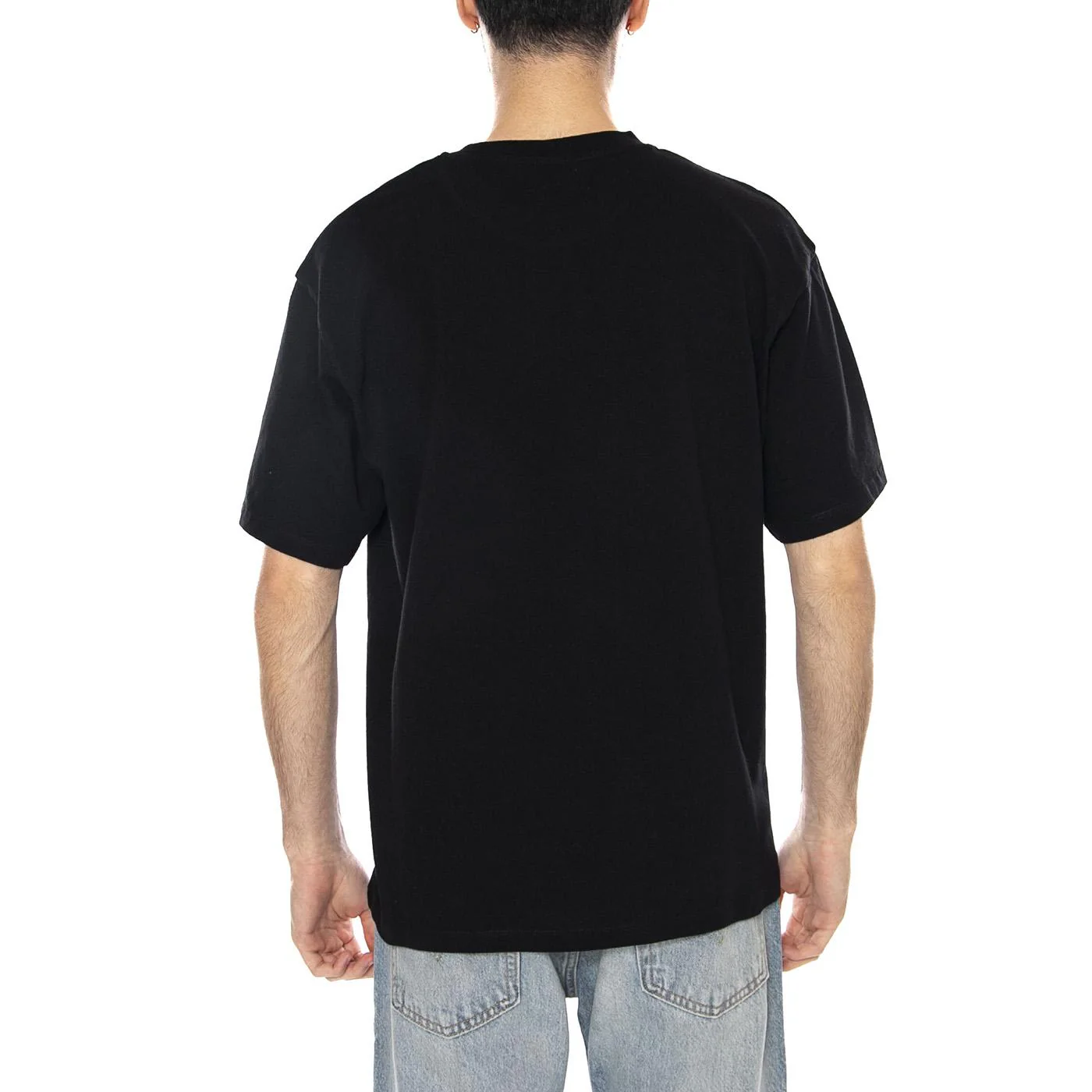 OVERSIZE BASIC TS - Maglietta Girocollo Uomo Nera  Uomo EDWIN - Image 3