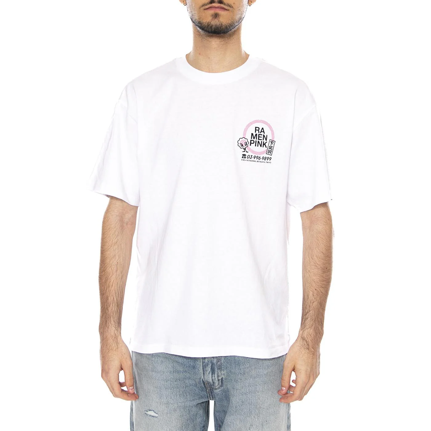 RAMEN PINK TS - Maglietta Girocollo Uomo Bianca Uomo EDWIN - Image 2