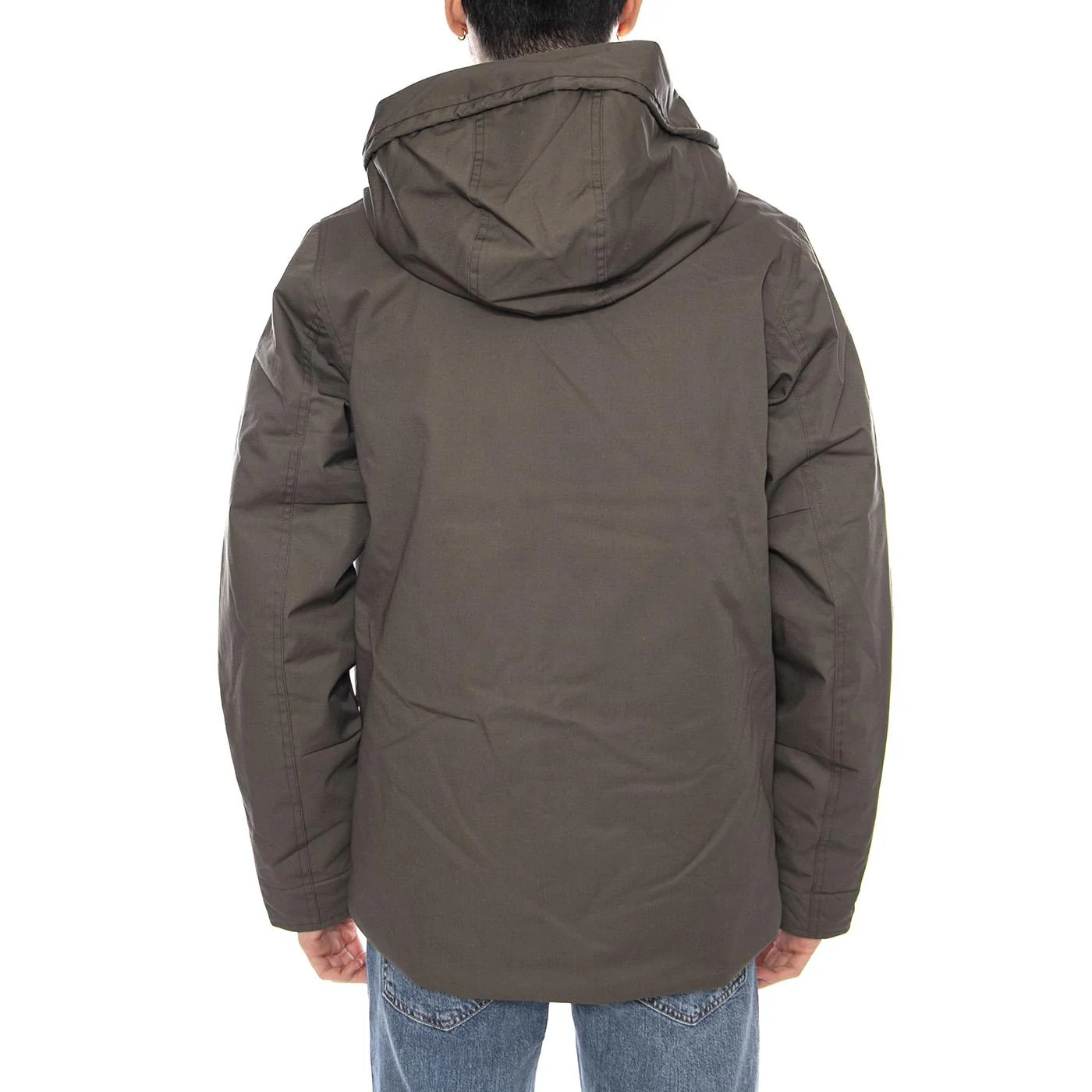 Kaliks Black Hooded Jacket -- Giacca con Cappuccio Uomo Verde  Uomo ELVINE - Image 3