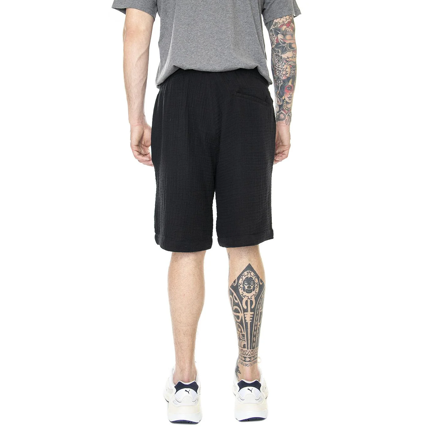 Ralston Shorts Black - Bermuda Uomo Neri Uomo ELVINE - Image 3