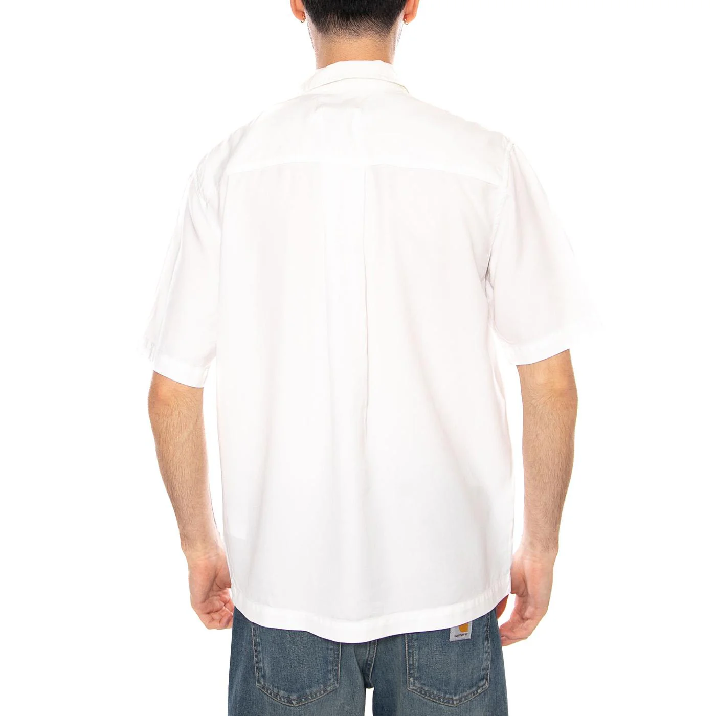 RHYS_MS SHIRT OGG WHITE - Camicia Maniche Corte Uomo Bianca Uomo ELVINE - Image 3