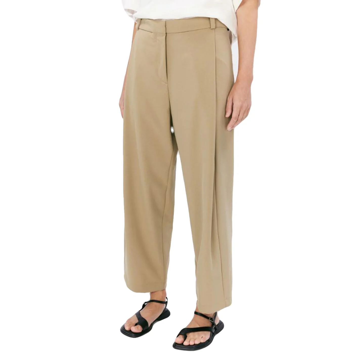 SANDI LIGHT DARK SAND - Pantaloni con Zip Donna Beige Donna ELVINE