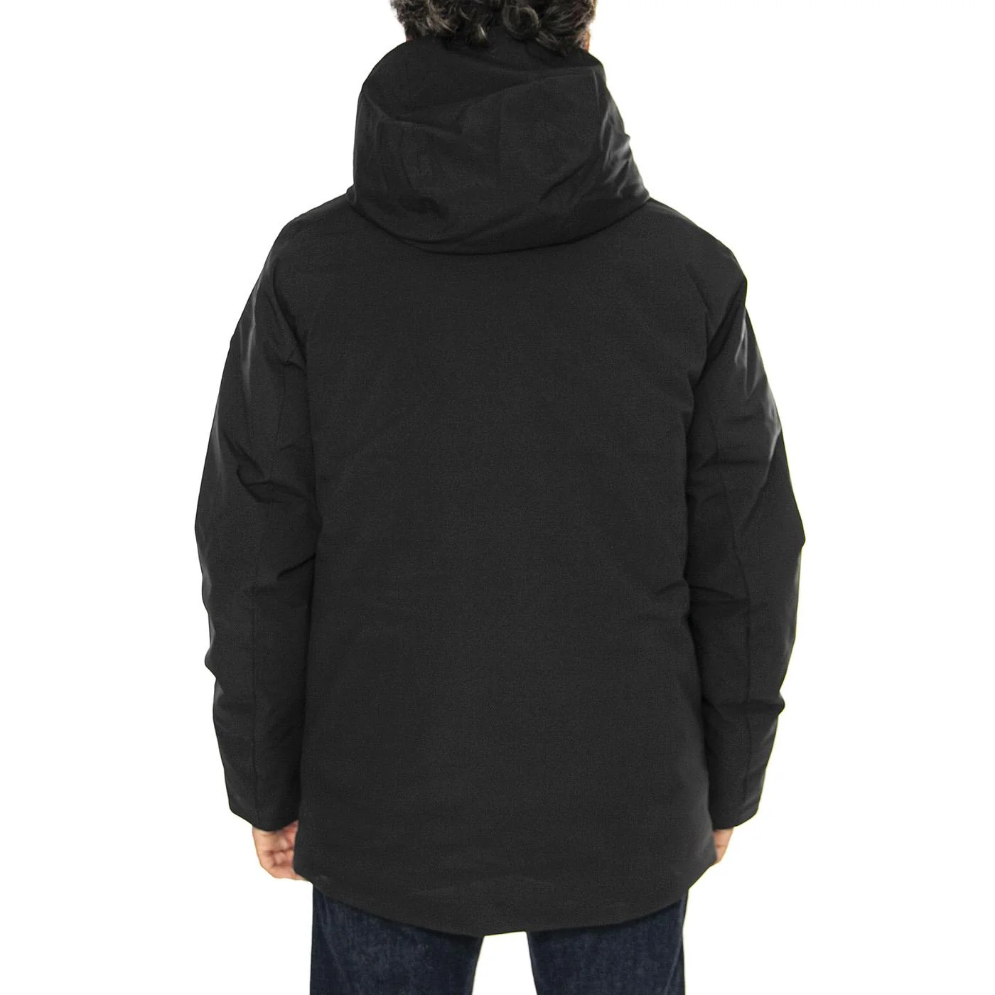 Vhinner Black - Giacca con Cappuccio Uomo Nera  Uomo ELVINE - Image 3