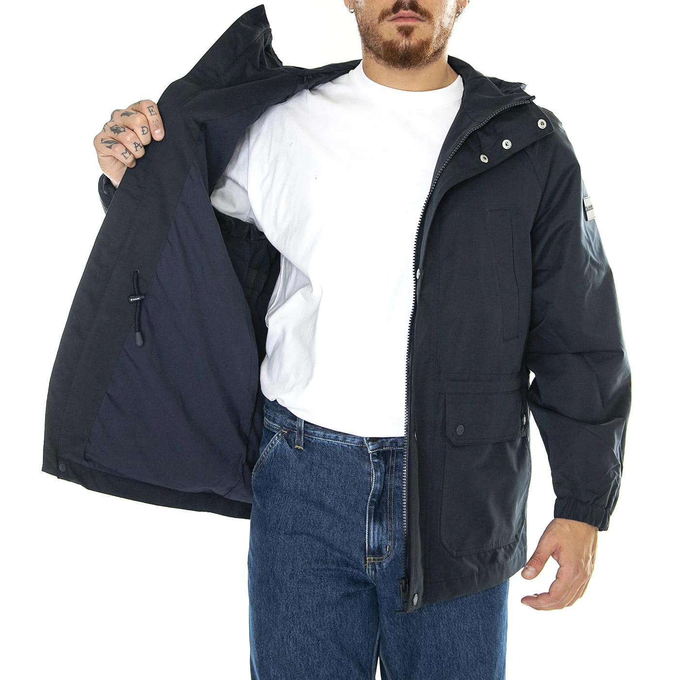 Gunnar Parka Jacket blue - Giacca Invernale Uomo Blu  Uomo FARAH - Image 4