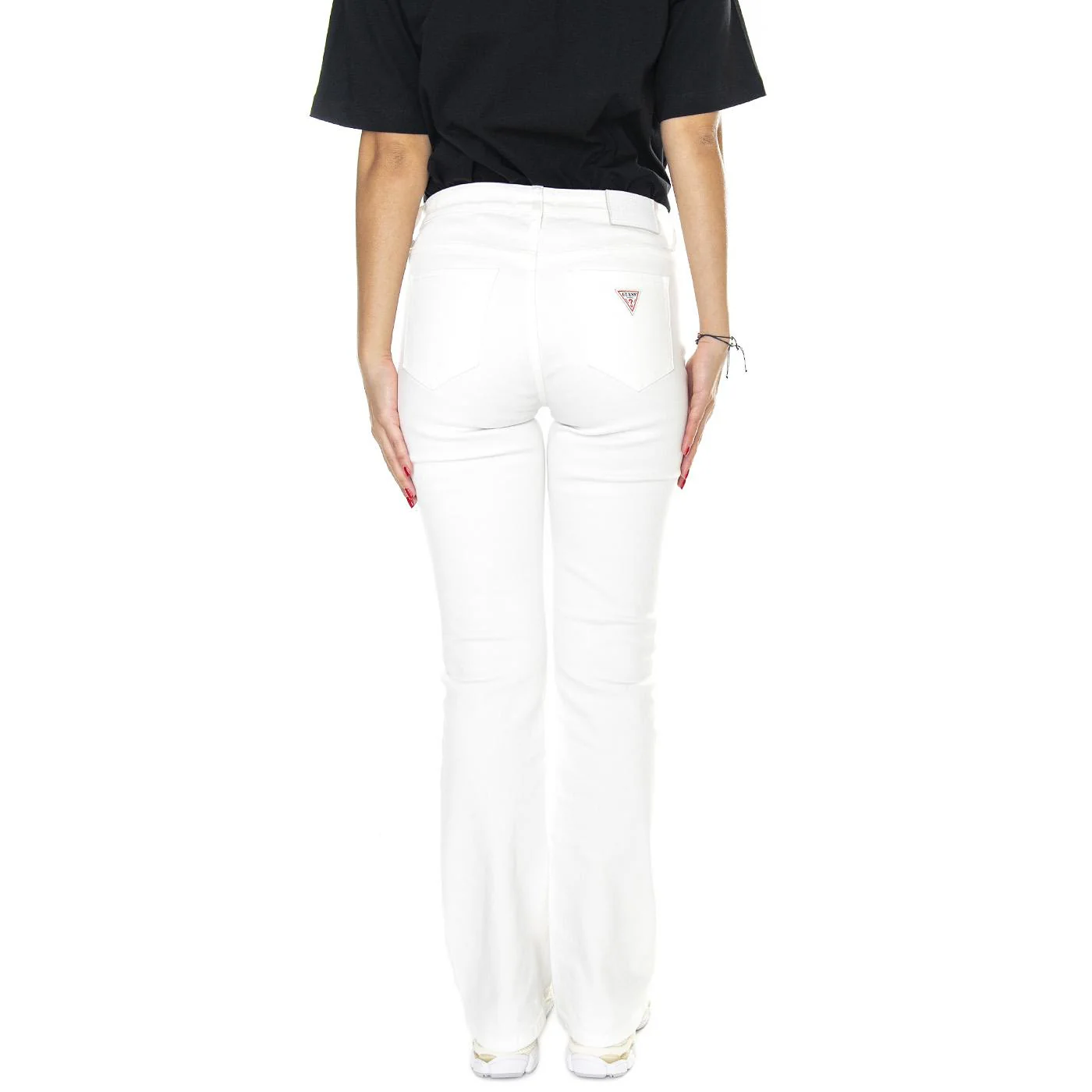 Go Kit Bootcut Pant Go Aged White Wash - Pantaloni Denim Jeans Donna Bianchi Donna GUESS ORIGINALS - Image 3