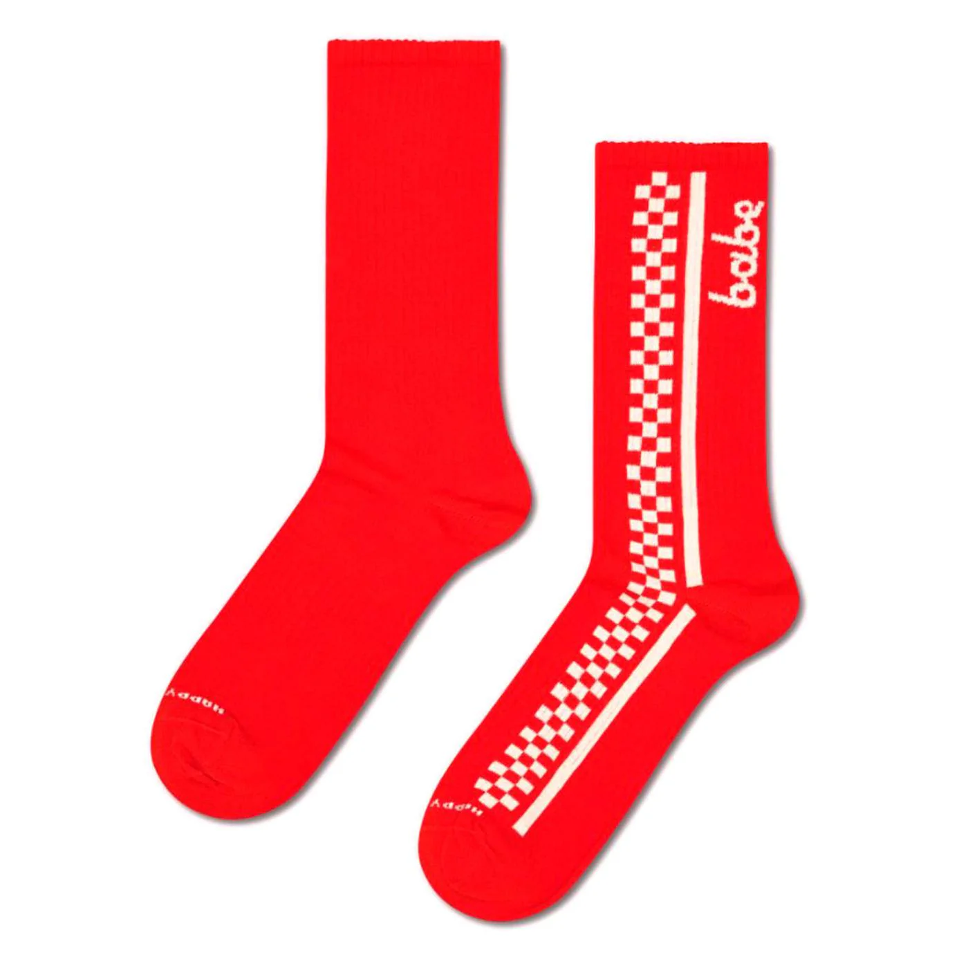 Babe Sneaker Sock Red - Calzini Rossi  ACCESSORI HAPPY SOCKS