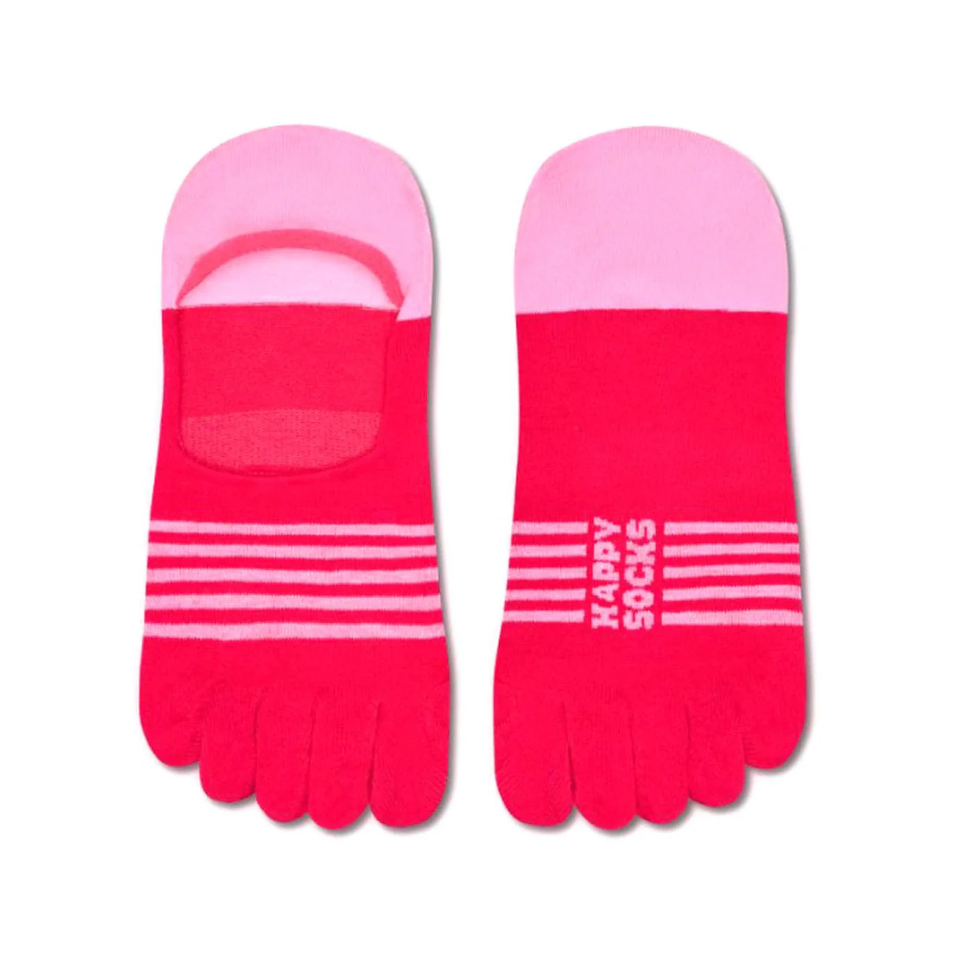 Five Toes Sock Dark Pink - Calzini Tanta Cinghia Rosa ACCESSORI HAPPY SOCKS