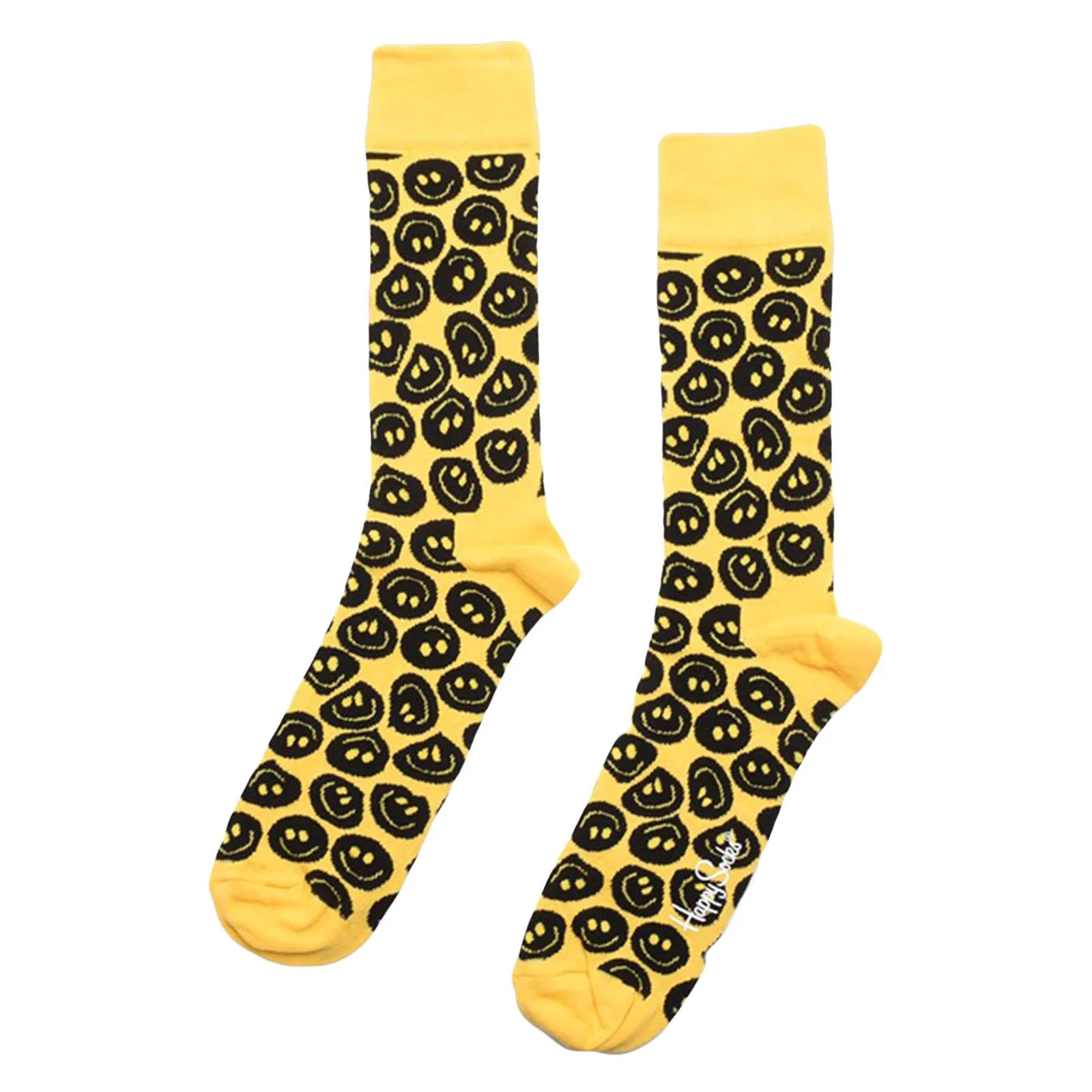 Twisted Smile Socks - Yellow / Multicolored - Calzini Multicolore / Gialli  ACCESSORI HAPPY SOCKS
