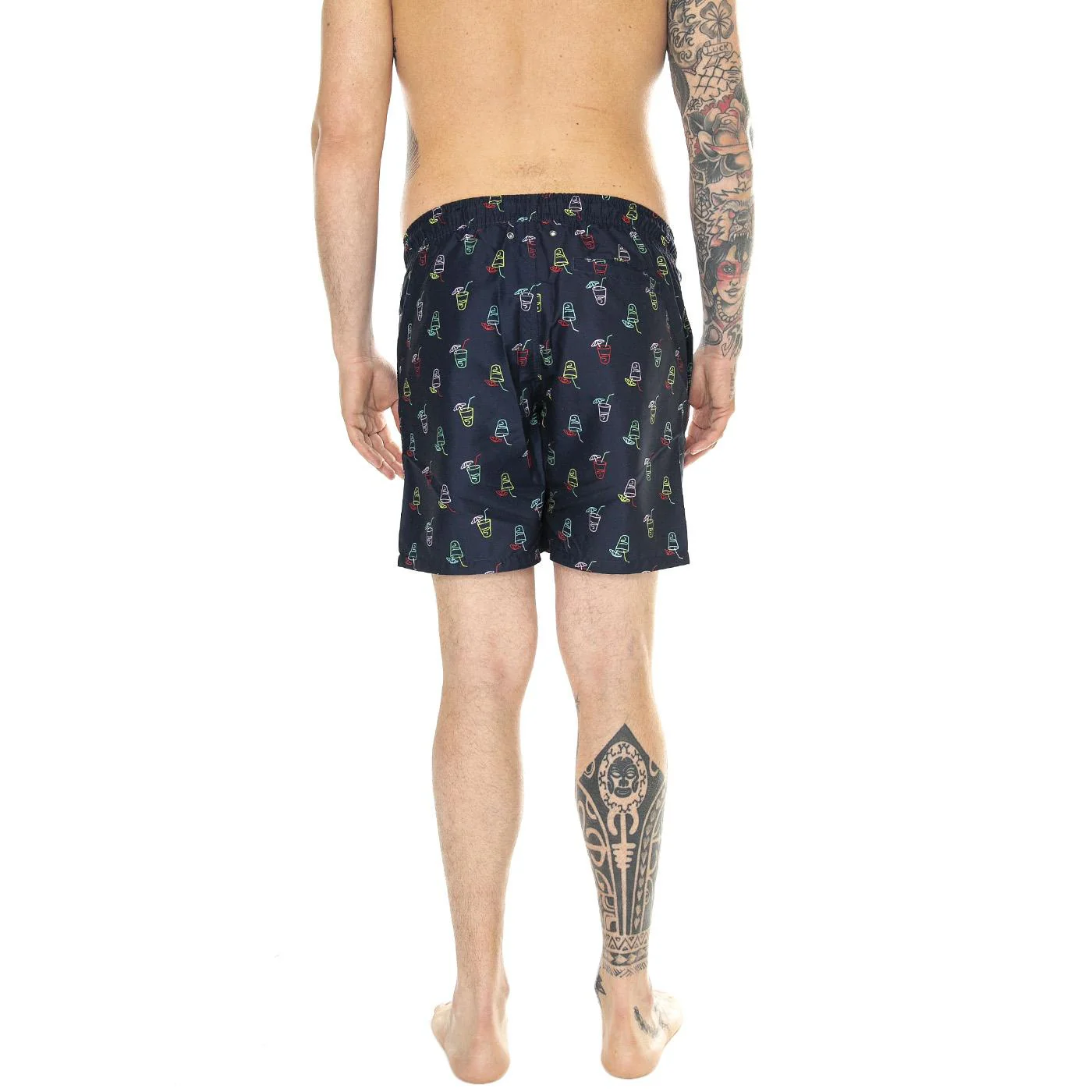 Lemonade Long Swimshorts 6500 - Costume da Bagno Uomo Blu Uomo HAPPY SOCKS - Image 3