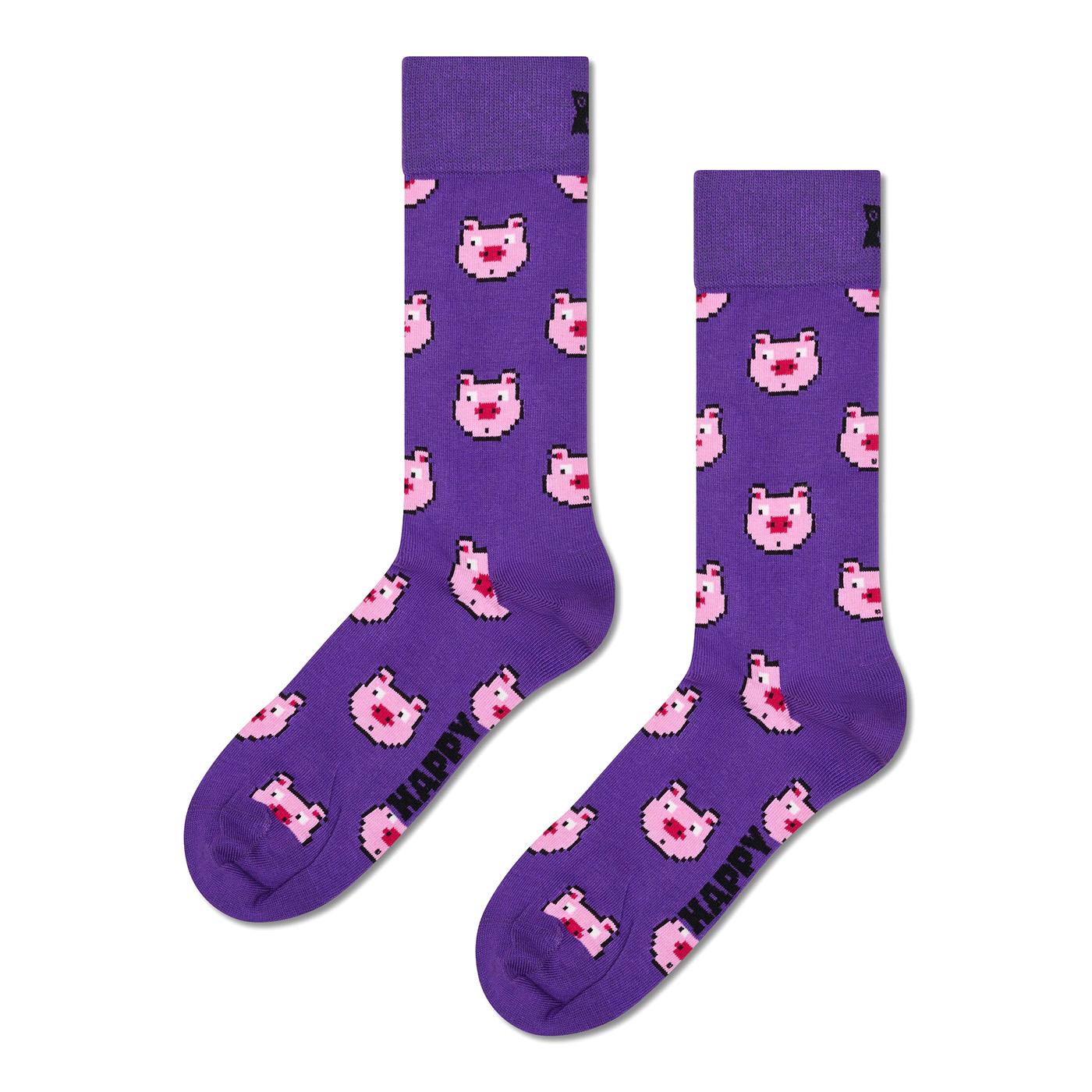 Pig Sock -- Calzini Uomo Multicolore  Unisex HAPPY SOCKS