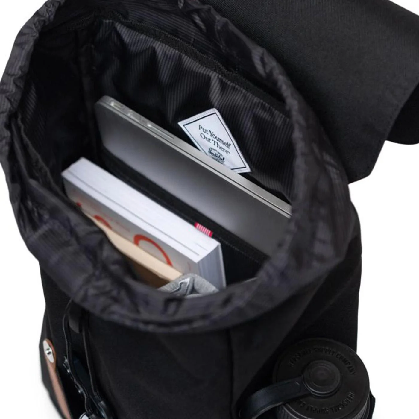 Herschel Retreat Backpack Black Tonal - Zaino Nero ACCESSORI HERSCHEL - Image 2
