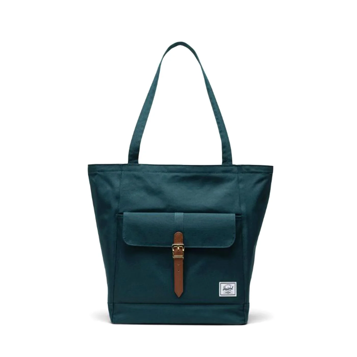 Herschel Retreat Tote - 20L - Dark Sea - Borsa Tote Shopping Bag Verde Unisex HERSCHEL