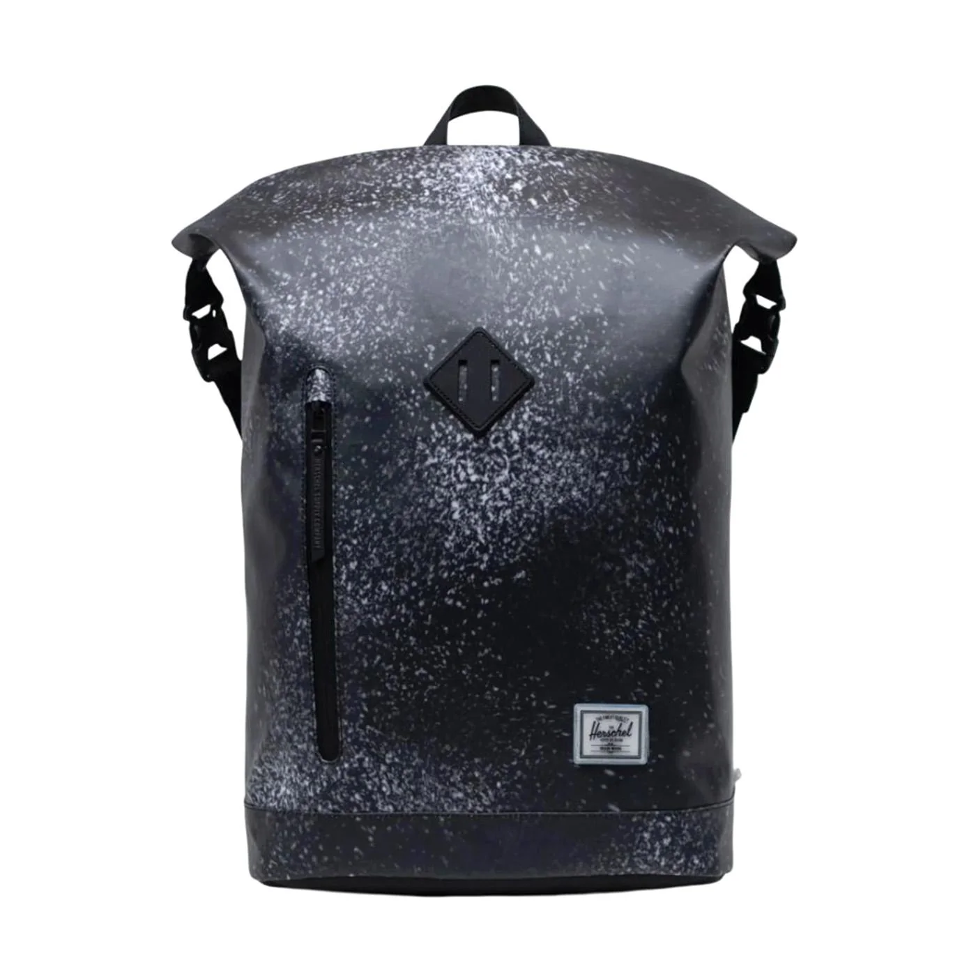 Roll Top Backpack Spray Paint Destress - Zano Nero / Multi Unisex HERSCHEL