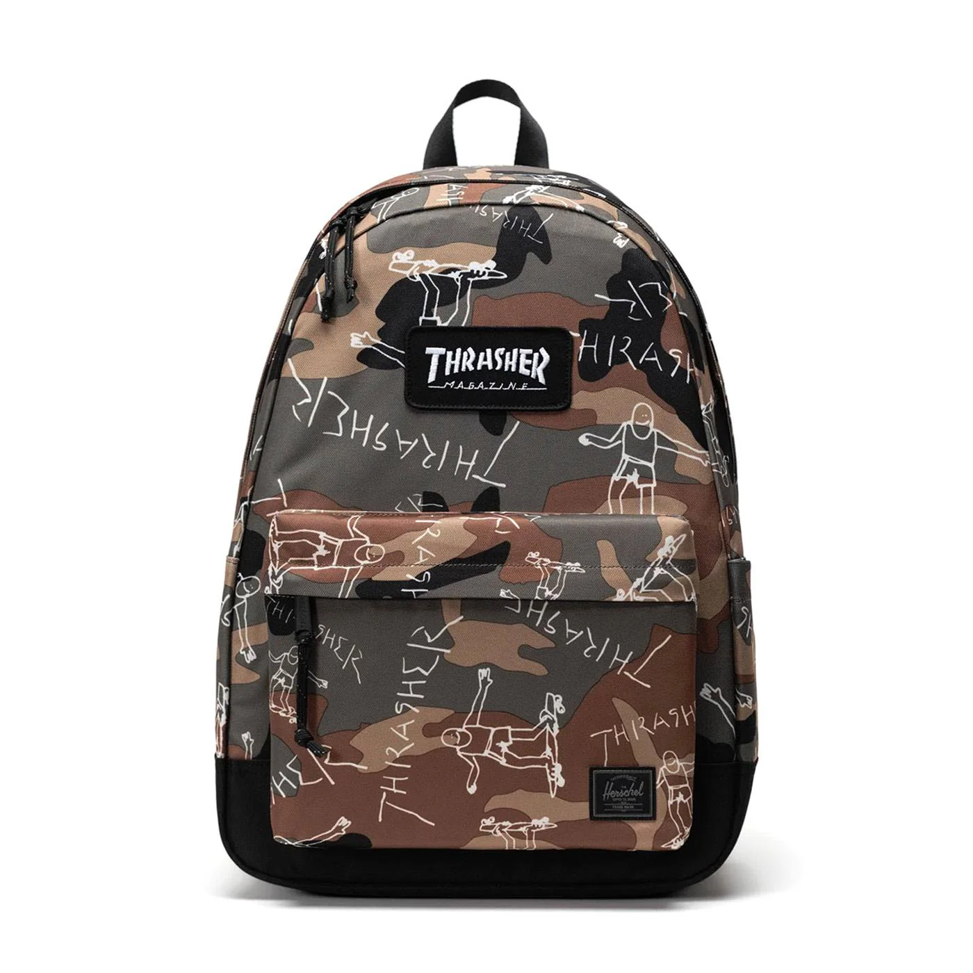 Thrasher Gonz Herschel Classic XL Backpack Woodland Camo - Zaino Camo ACCESSORI HERSCHEL
