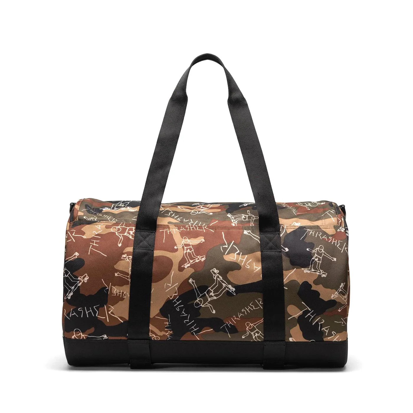 Thrasher Gonz Herschel Heritage Skate Duffle Woodland Camo - Borsa Camo ACCESSORI HERSCHEL - Image 4