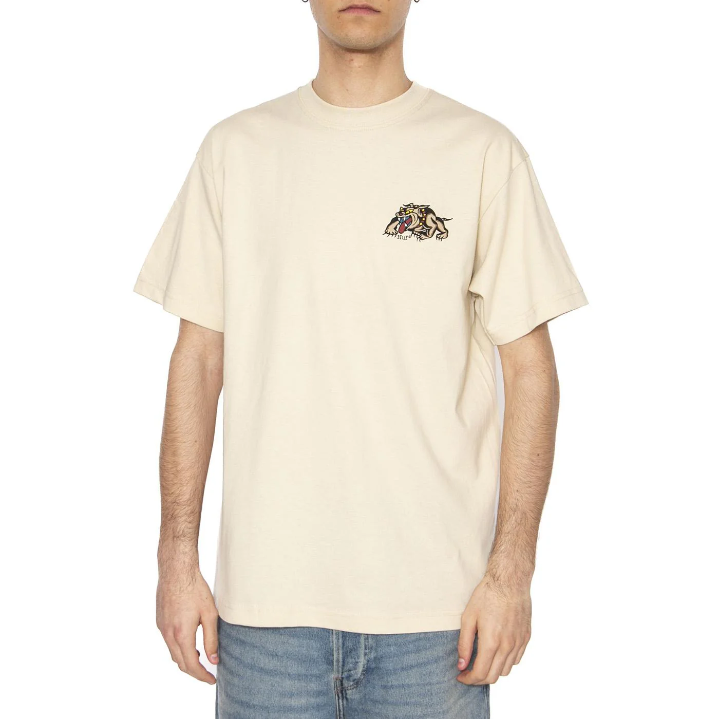 Bledsoe S/S Tee Beige - Maglietta Girocollo Uomo Beige  Uomo HUF - Image 2