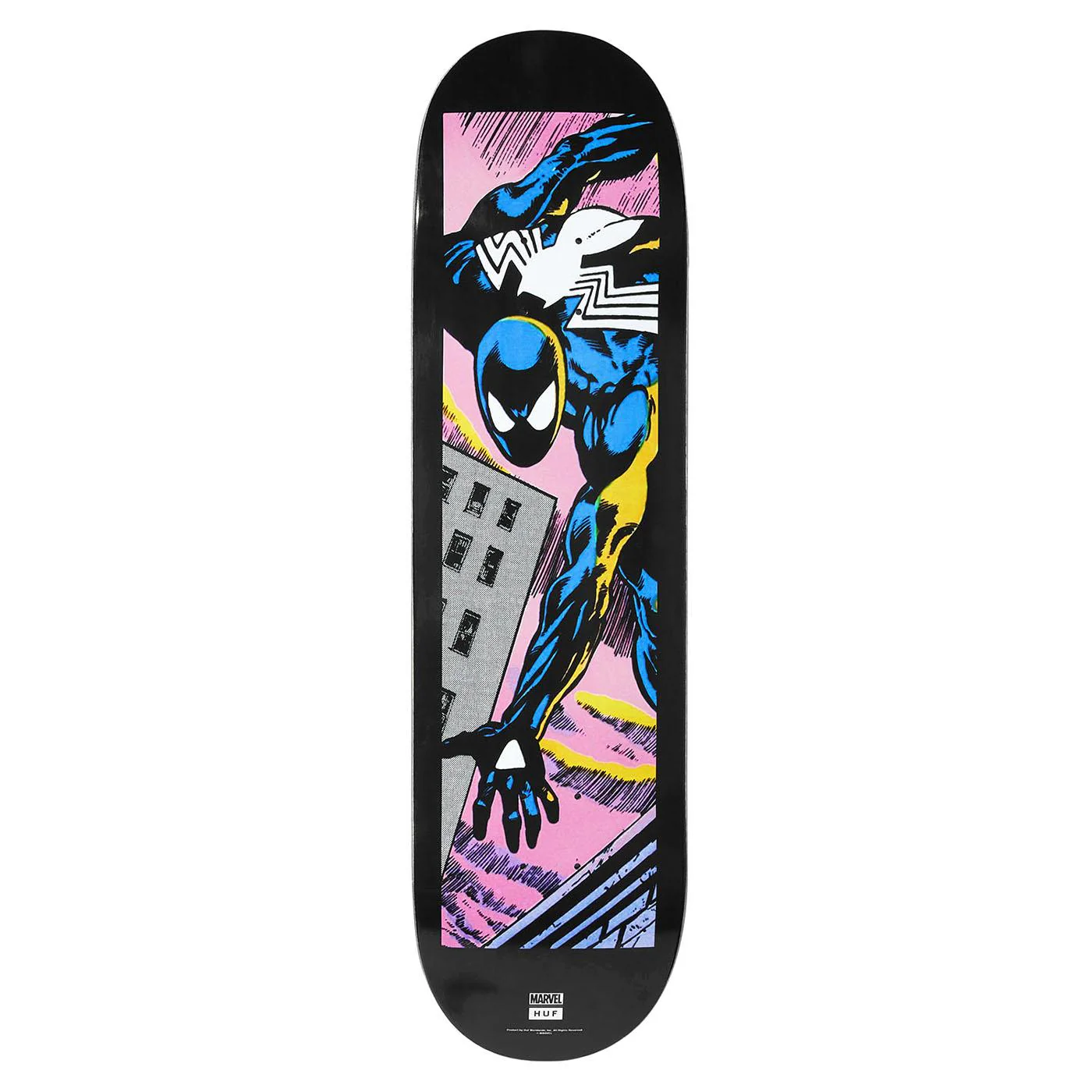Darkslide Skateaboard Deck Black - Tavola da Skateboard Nera  SKATE HUF