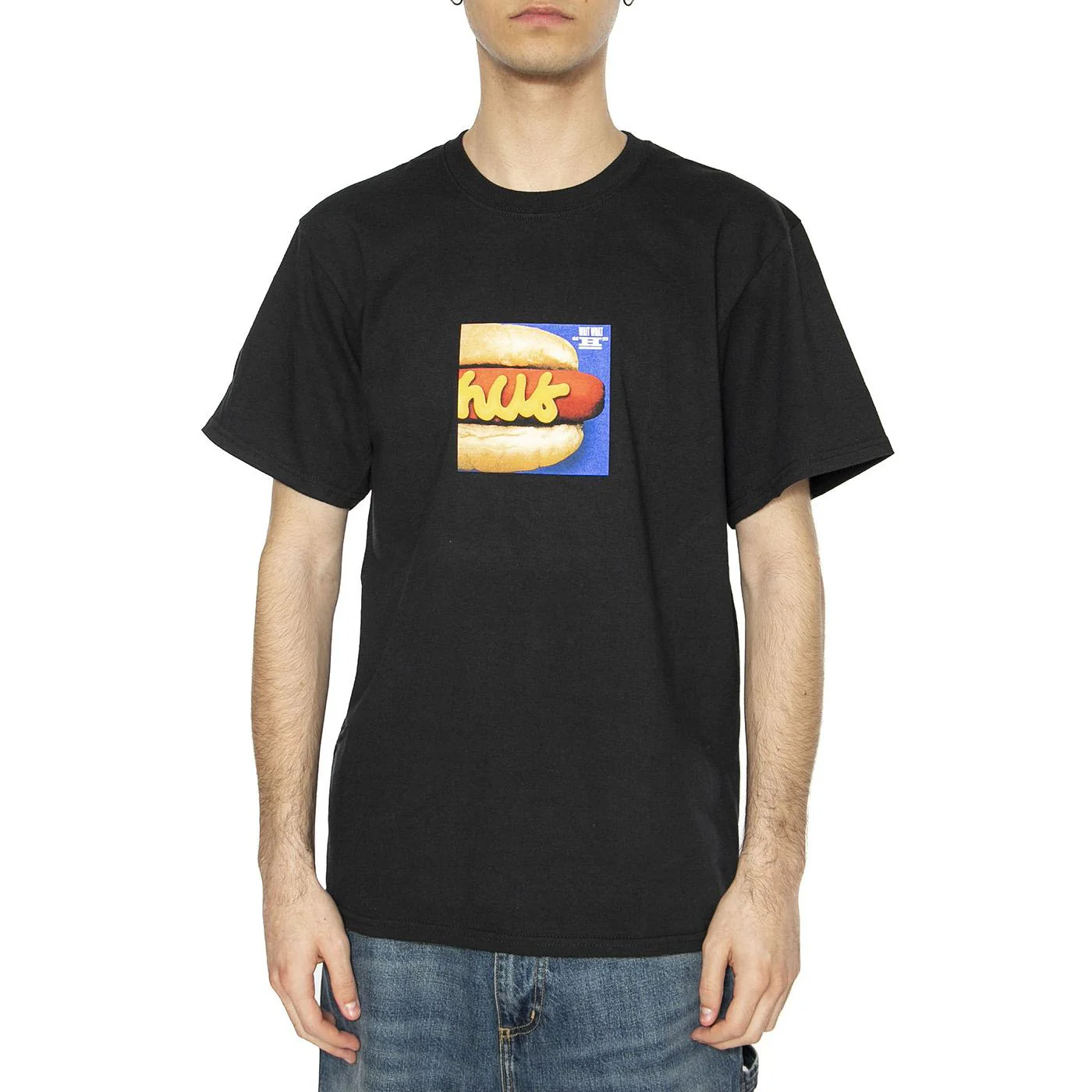 Dirty Water Dog S/S Tee - Maglietta Girocollo Uomo Nera  Uomo HUF - Image 2
