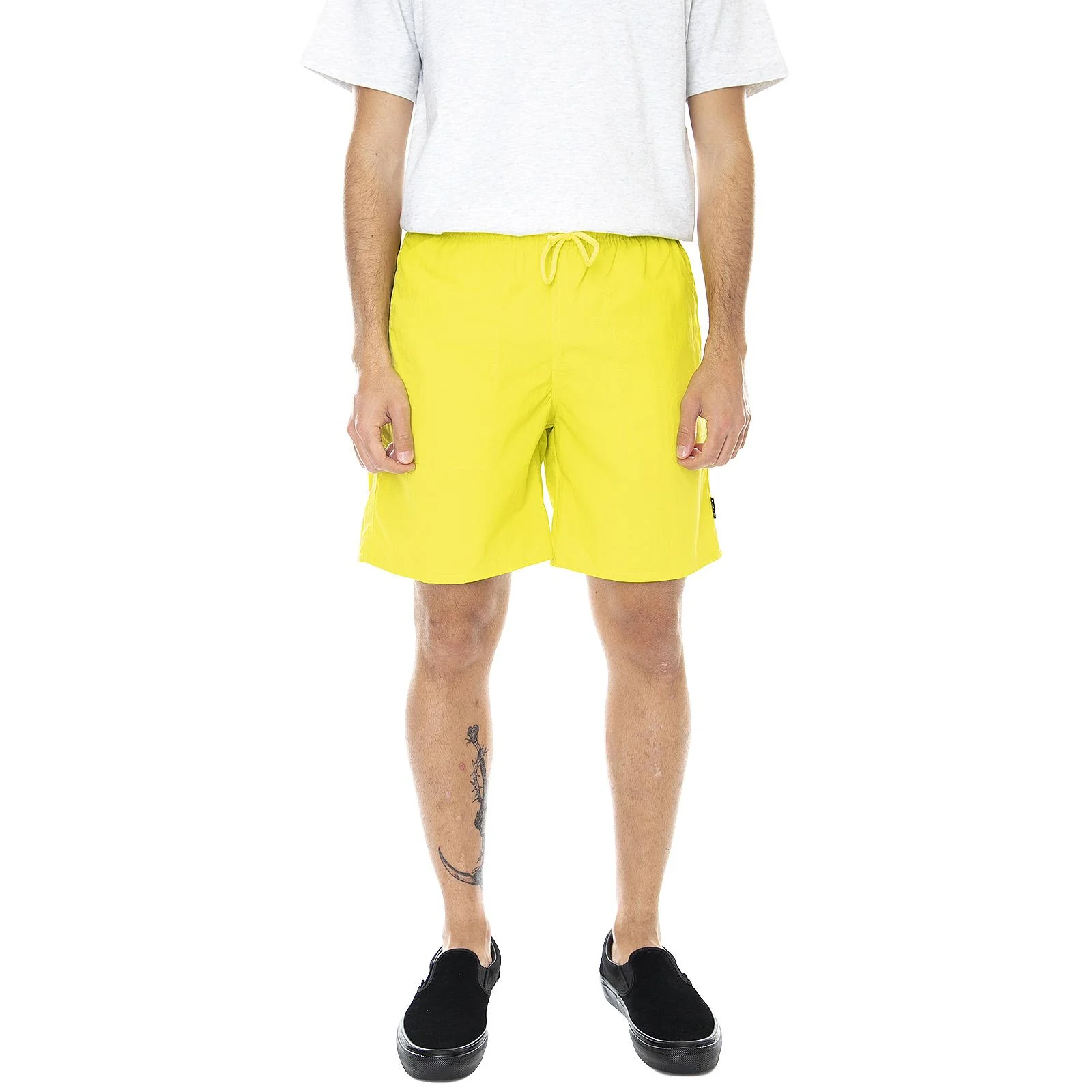 Mens Fuck It Easy Shorts - Hot Lime - Bermuda Uomo Gialli Uomo HUF - Image 2