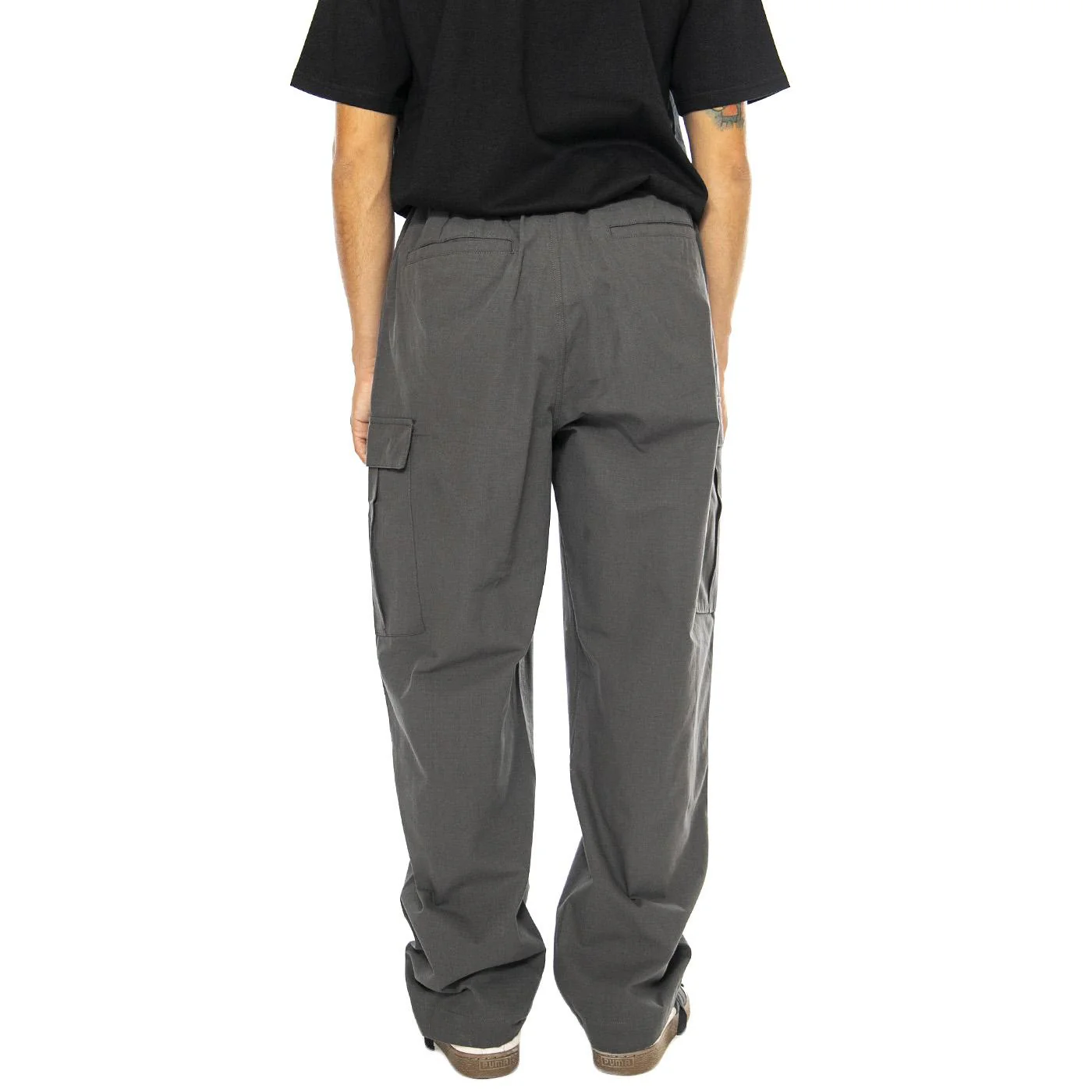 Huf Leisure Cargo Pant Black - Pantaloni Cargo Uomo Neri Uomo HUF - Image 3