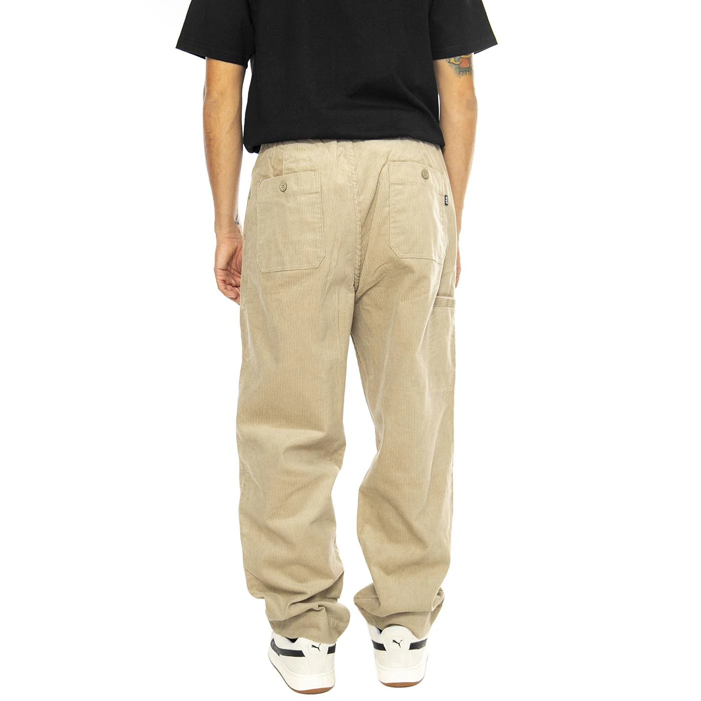 Huf Leisure Skate Pant Khaki - Pantaloni Uomo Beige Uomo HUF - Image 3