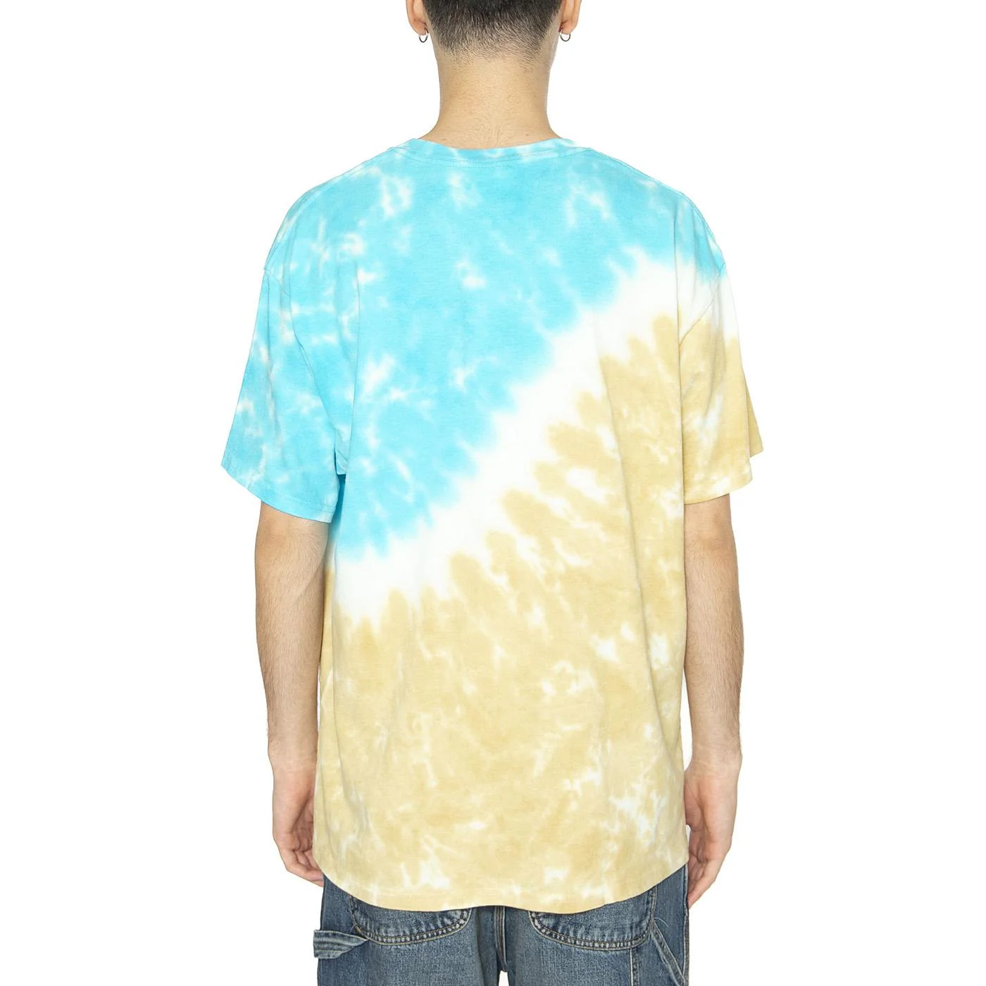 Life a Beach S/S Tie Dye Tee - Maglietta Girocollo Uomo Multicolore Uomo HUF - Image 3