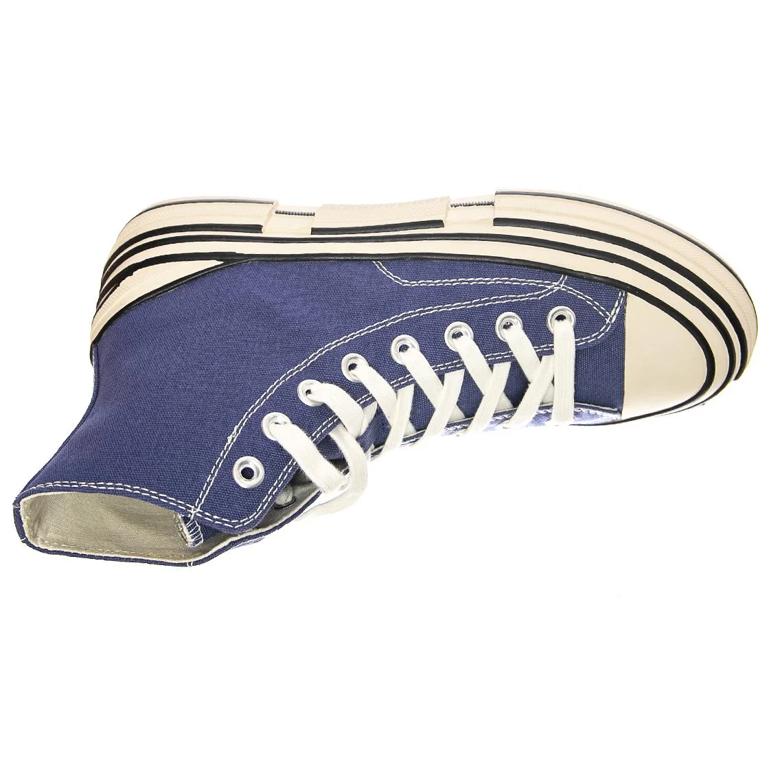 Endorphine-Hi Canvas - Scarpe Stringate Profilo Alto Donna Blu / Navy  Donna JEFFREY CAMPBELL - Image 6