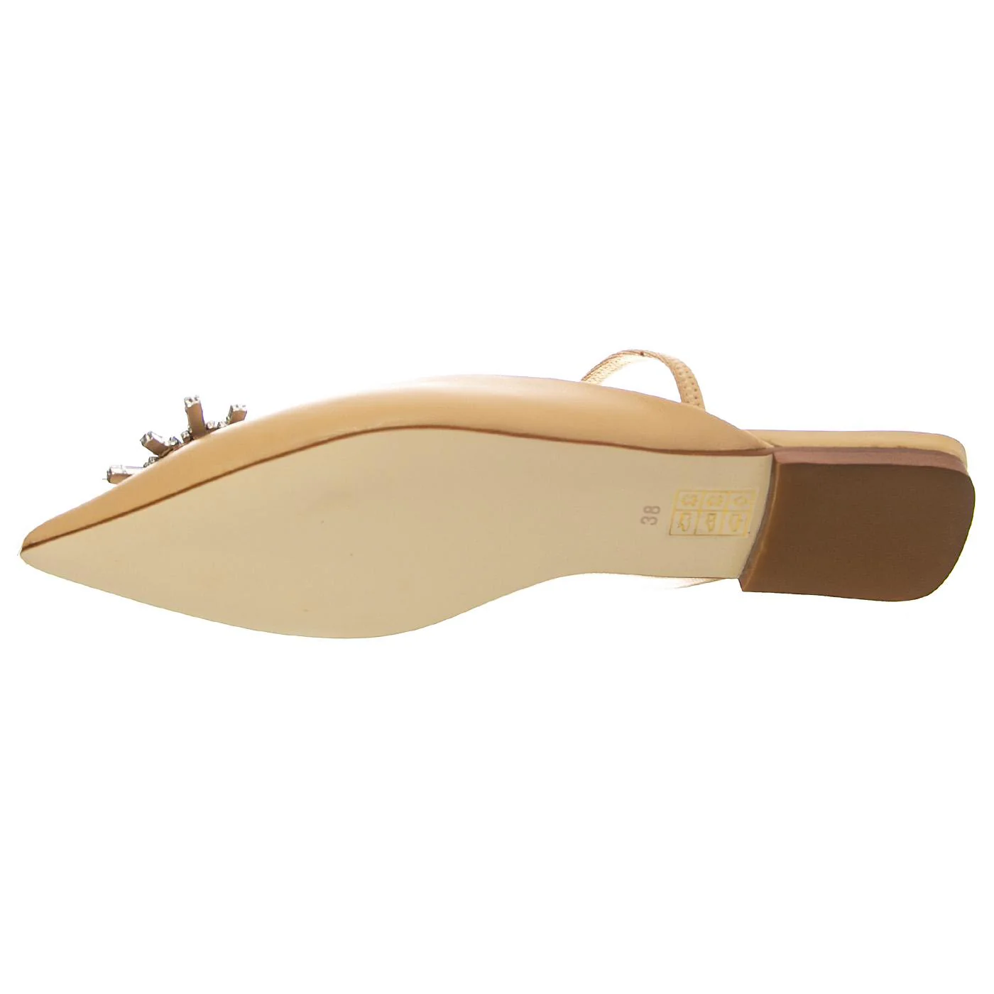 Latira Beige Silver Kid Leather + Fabric - Sandali Donna Beige Donna JEFFREY CAMPBELL - Image 5