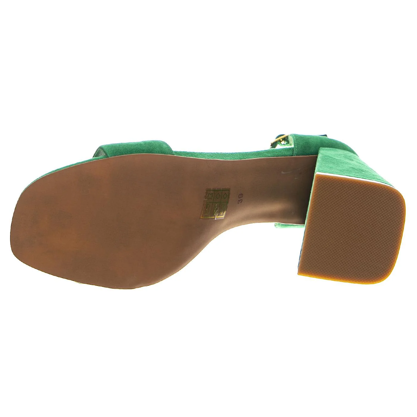 Pop-Star-B Mint Gold Suede - Sandali Donna Verdi  Donna JEFFREY CAMPBELL - Image 5