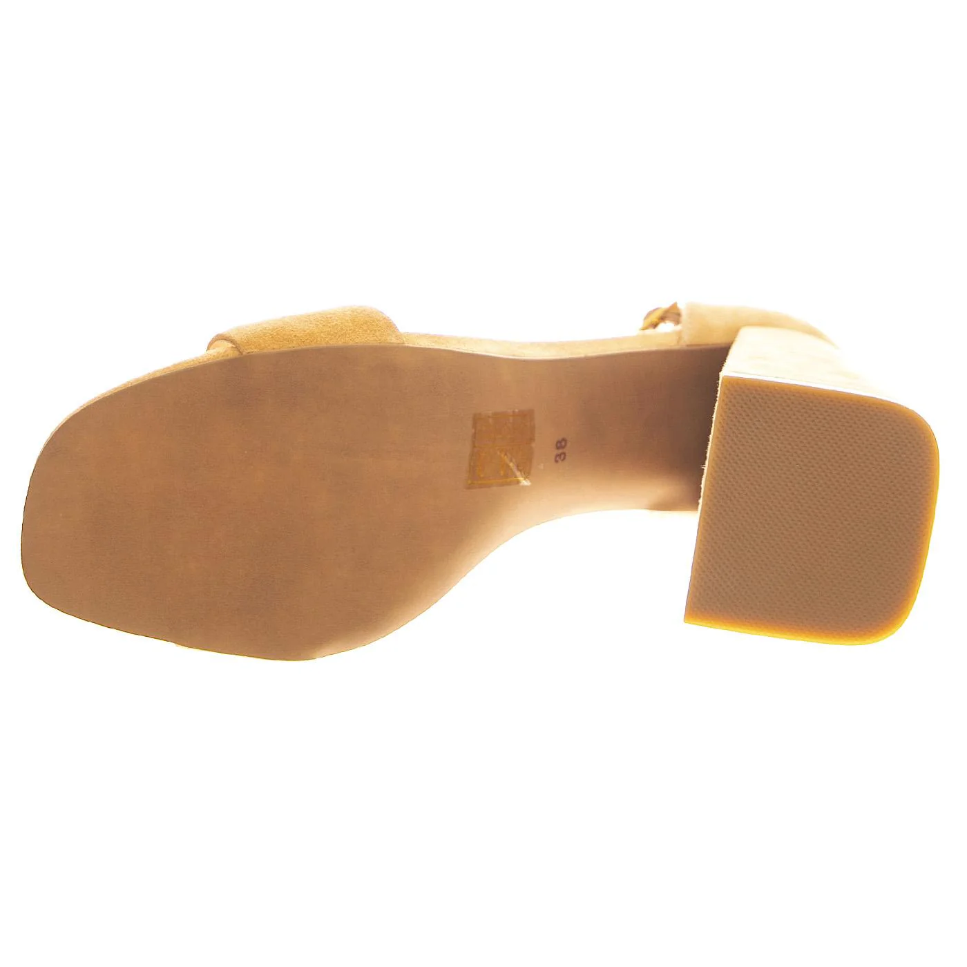 Pop-Star-B Natural Gold Suede - Sandali Donna Beige Donna JEFFREY CAMPBELL - Image 5