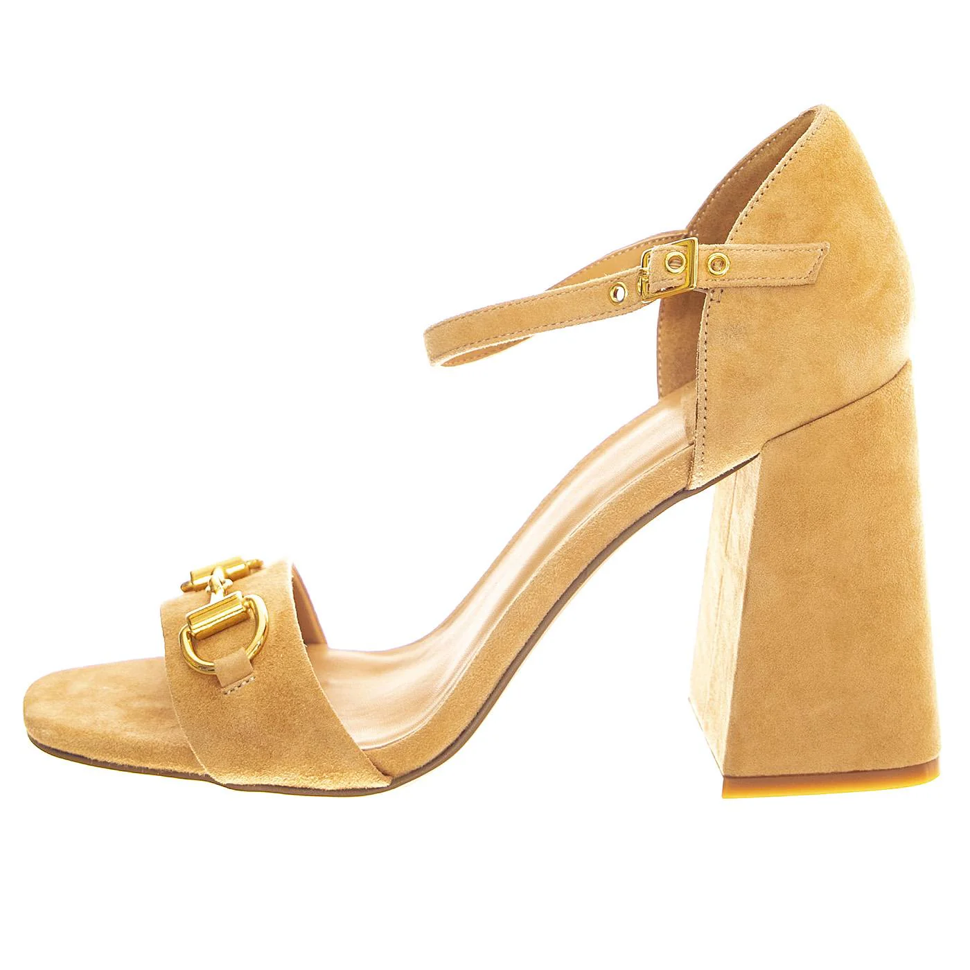 Pop-Star-B Natural Gold Suede - Sandali Donna Beige Donna JEFFREY CAMPBELL - Image 7
