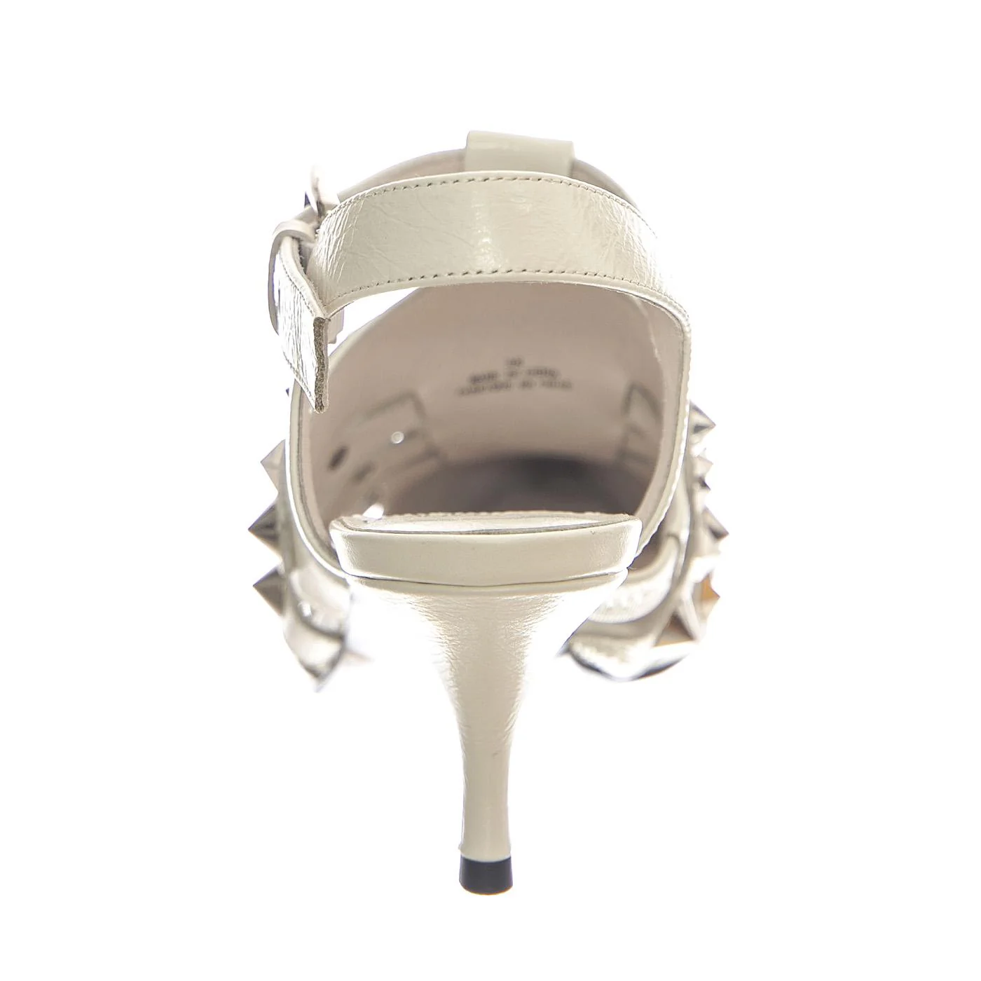 Rocked Ivory Crinkle Silver - Sandali Donna Bianchi Donna JEFFREY CAMPBELL - Image 4