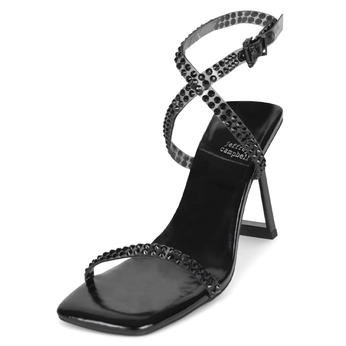 W' Favored Black - Sandali Donna Neri Donna JEFFREY CAMPBELL