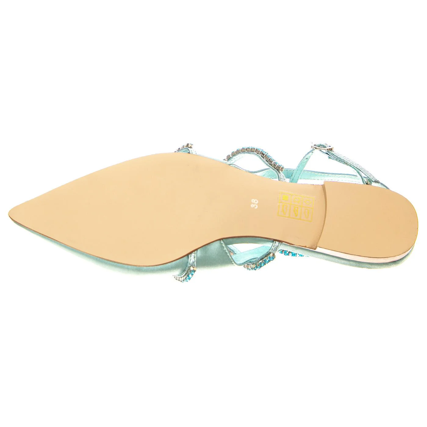 W' Pristina-Torquoise Saint Combo - Sandali Donna Turchesi  Donna JEFFREY CAMPBELL - Image 5