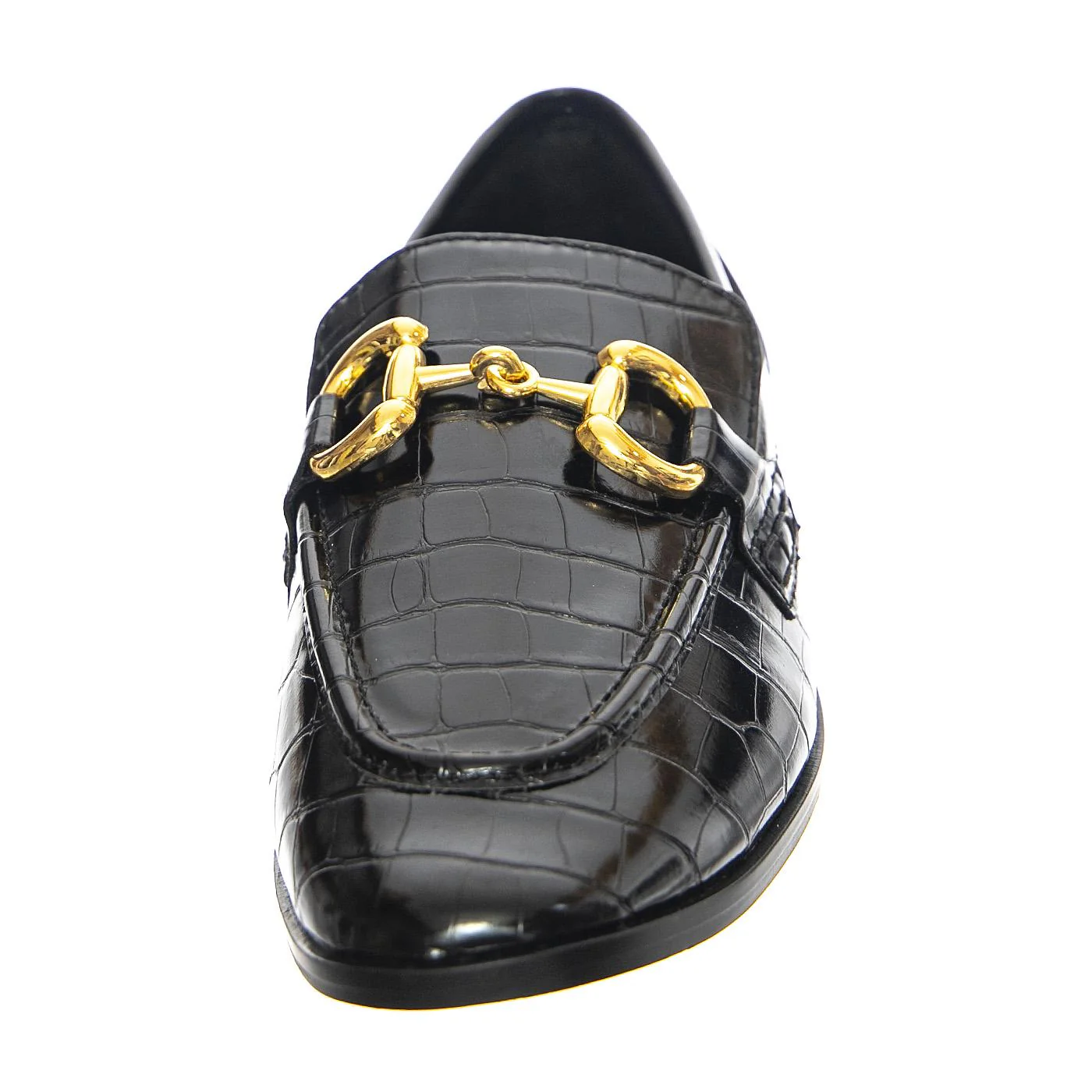 W' Velviteen Black Croco - Mocassini Donna Neri Donna JEFFREY CAMPBELL - Image 3