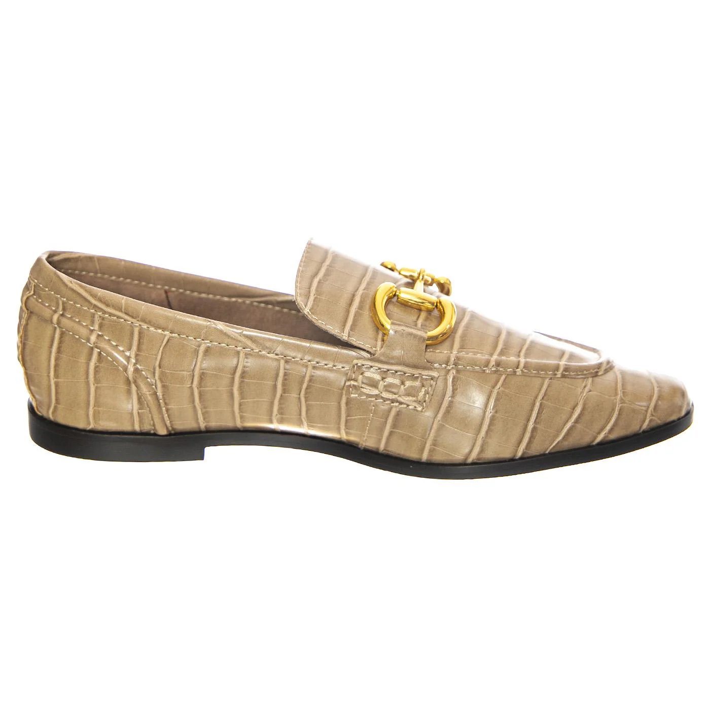 W' Velviteen Dark Sand Croco - Mocassini Donna Marroni Donna JEFFREY CAMPBELL - Image 2