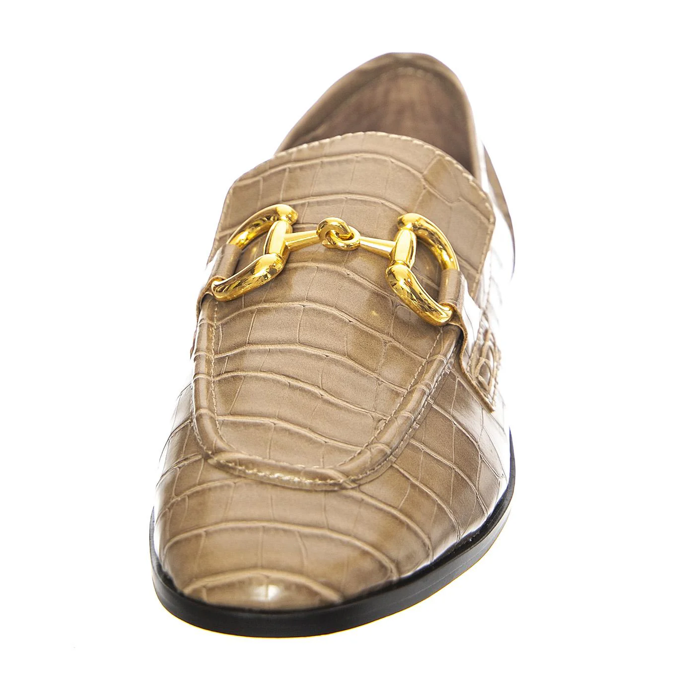 W' Velviteen Dark Sand Croco - Mocassini Donna Marroni Donna JEFFREY CAMPBELL - Image 3