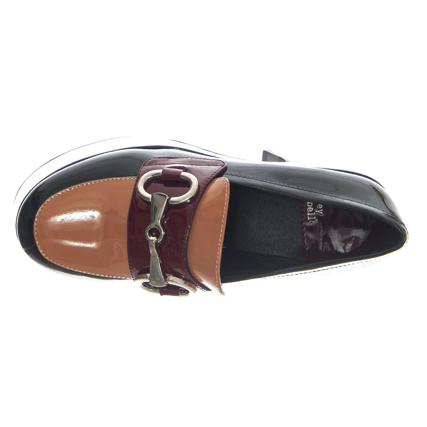 WAAVE BLUE RED TAUPE PATENT COMBO - Mocassini con Tacco Alto Donna Multicolore Donna JEFFREY CAMPBELL - Image 6