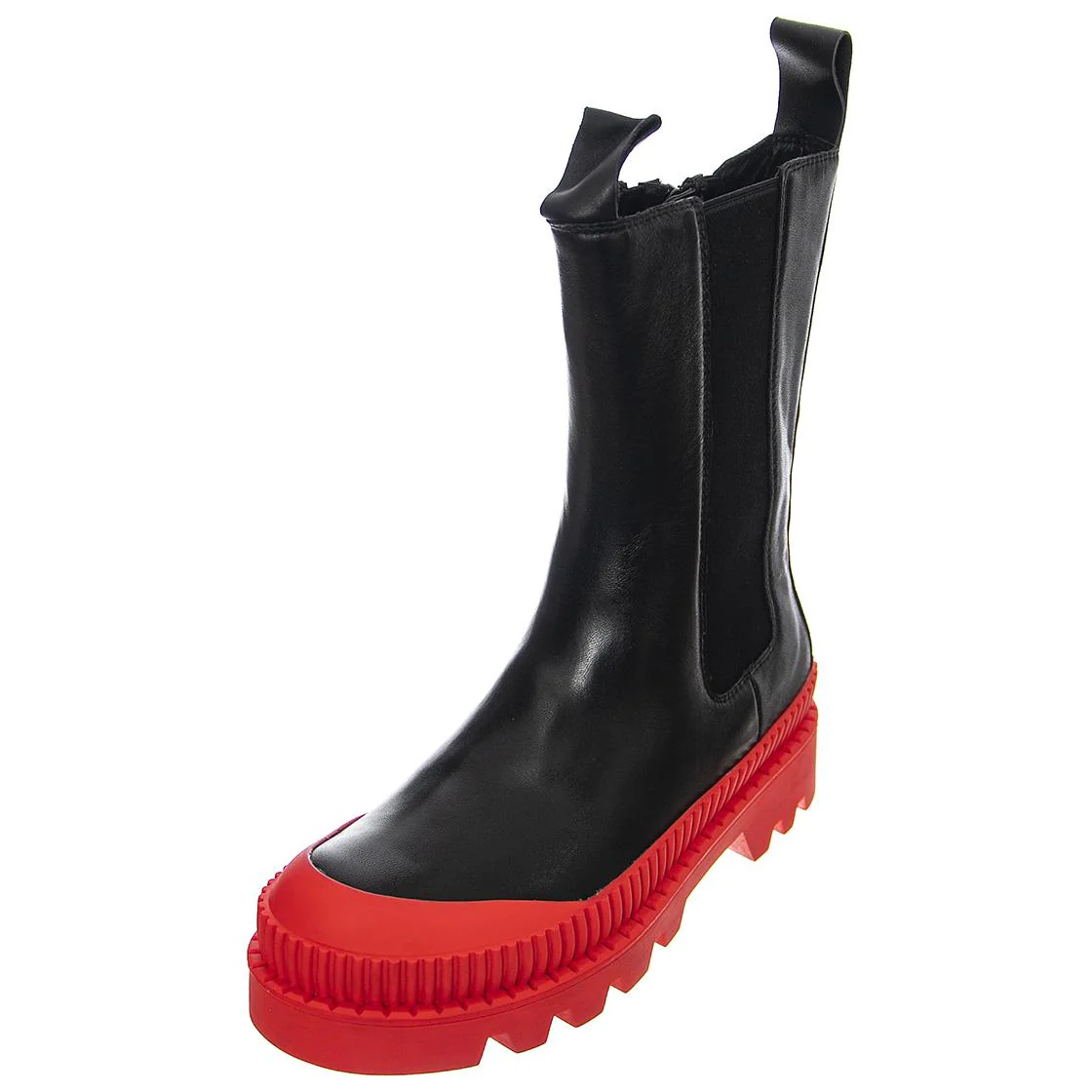Womens Trecking Black / Red Boots Donna JEFFREY CAMPBELL