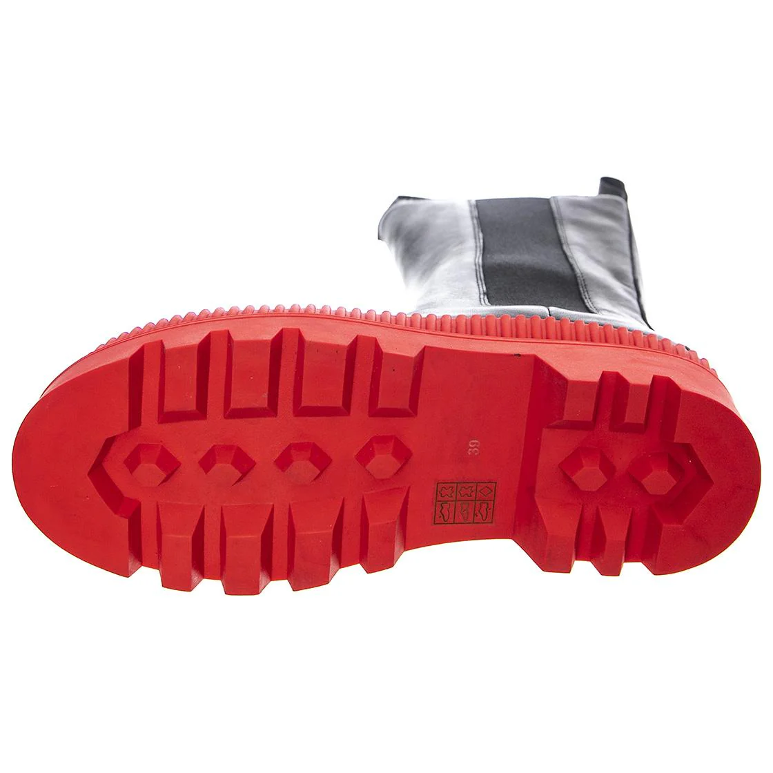 Womens Trecking Black / Red Boots Donna JEFFREY CAMPBELL - Image 5