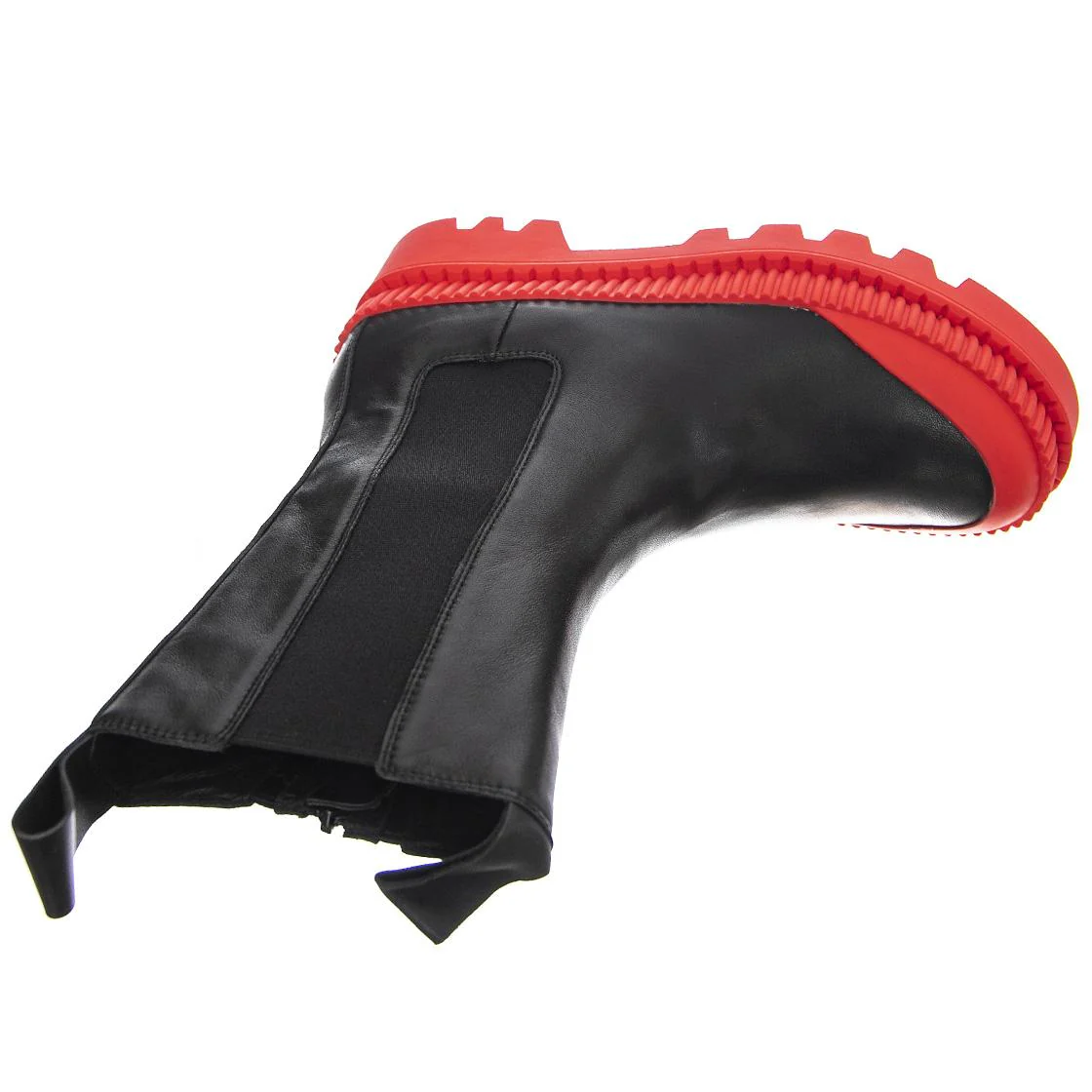 Womens Trecking Black / Red Boots Donna JEFFREY CAMPBELL - Image 6