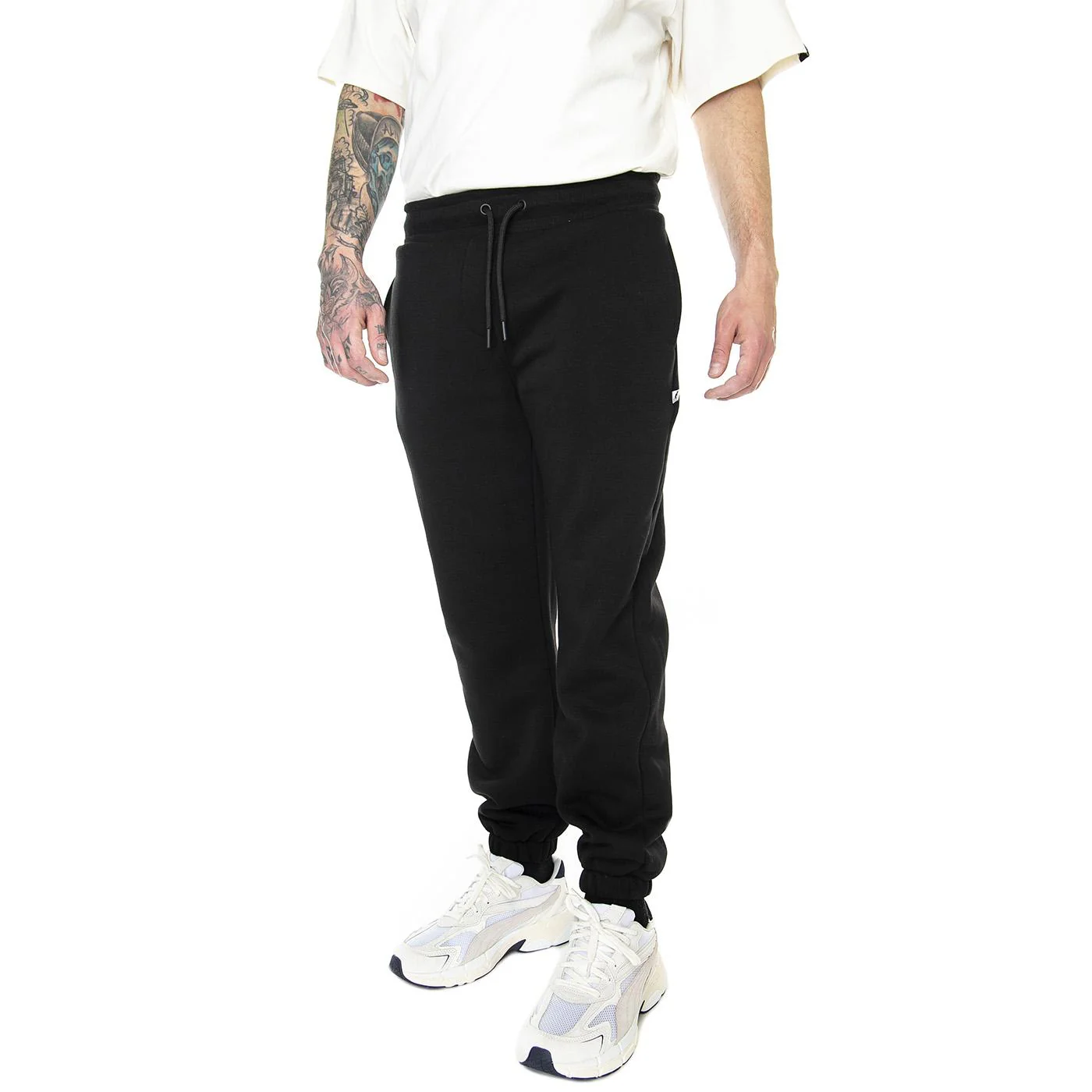 Essential Black - Pantaloni Sportivi Uomo Neri Uomo KANGOL